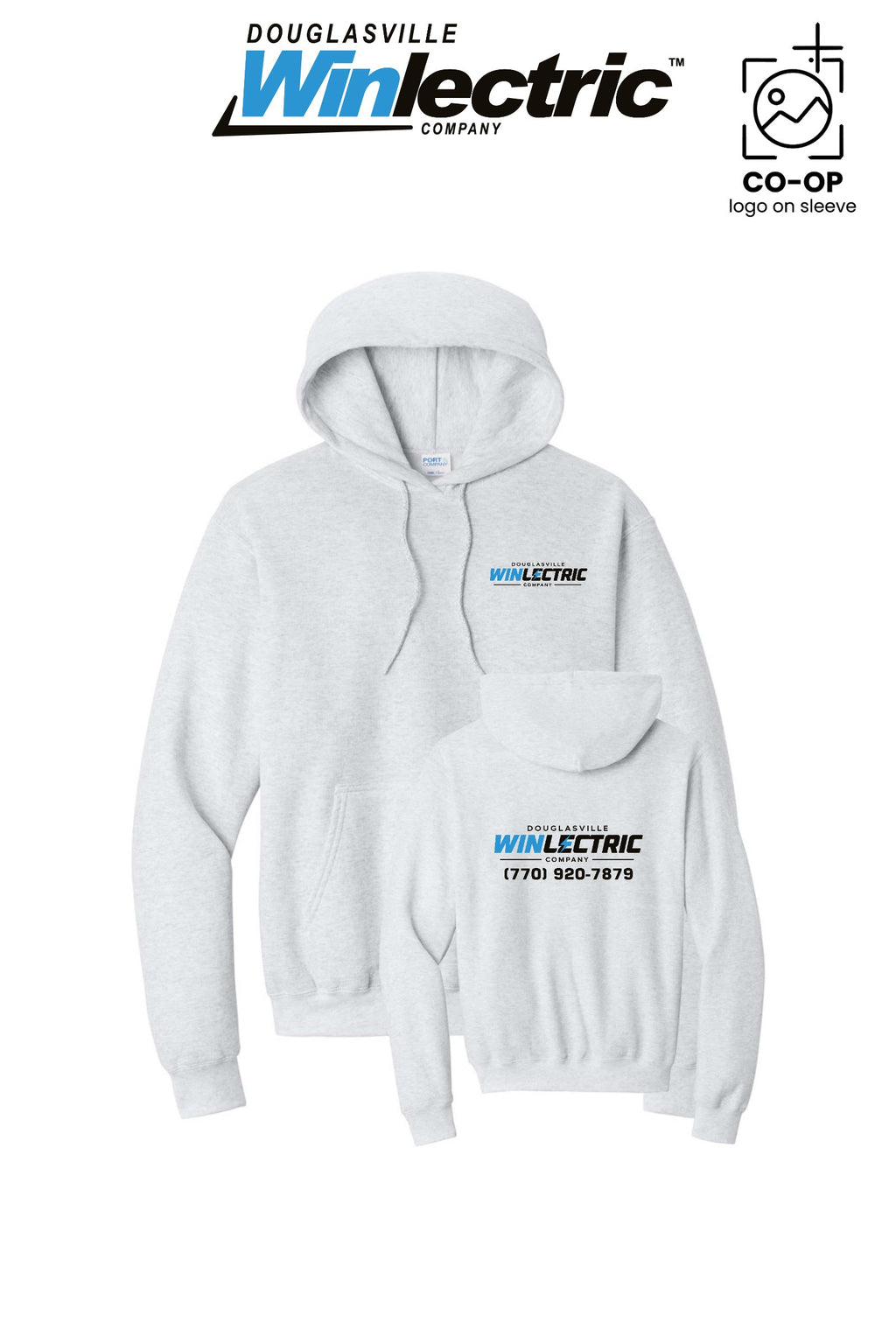 Port & Co™ Core Fleece Pullover Hooded Sweatshirt - Douglasville Winlectric