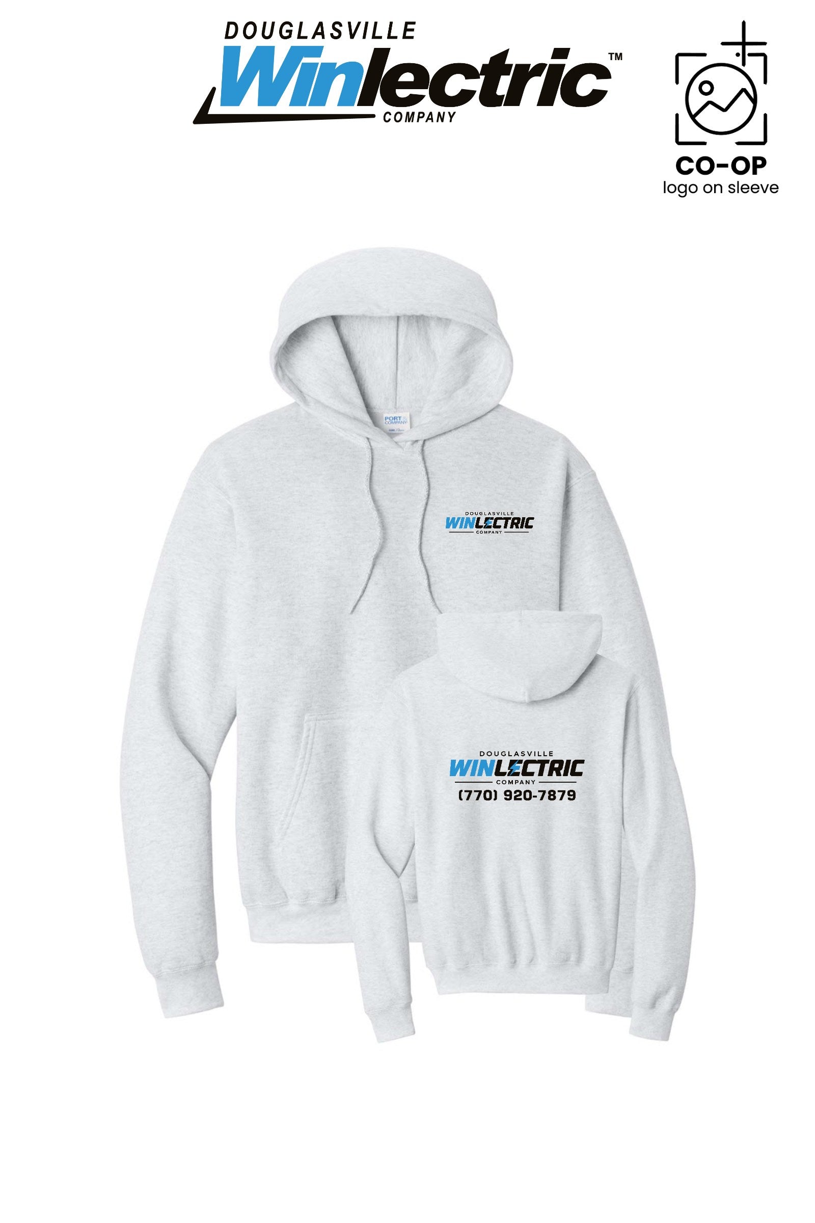 Port & Co™ Core Fleece Pullover Hooded Sweatshirt - Douglasville Winlectric