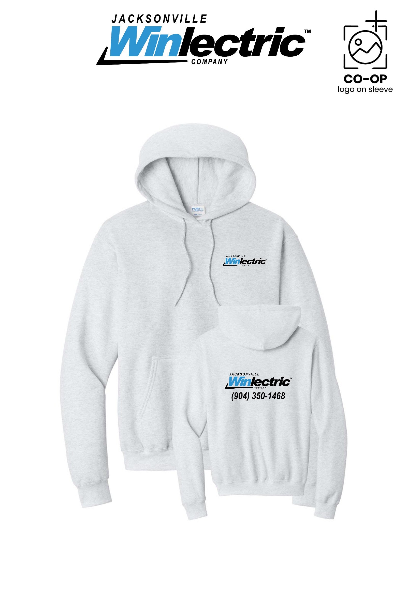 Port & Co™ Core Fleece Pullover Hooded Sweatshirt - Jacksonville Winlectric