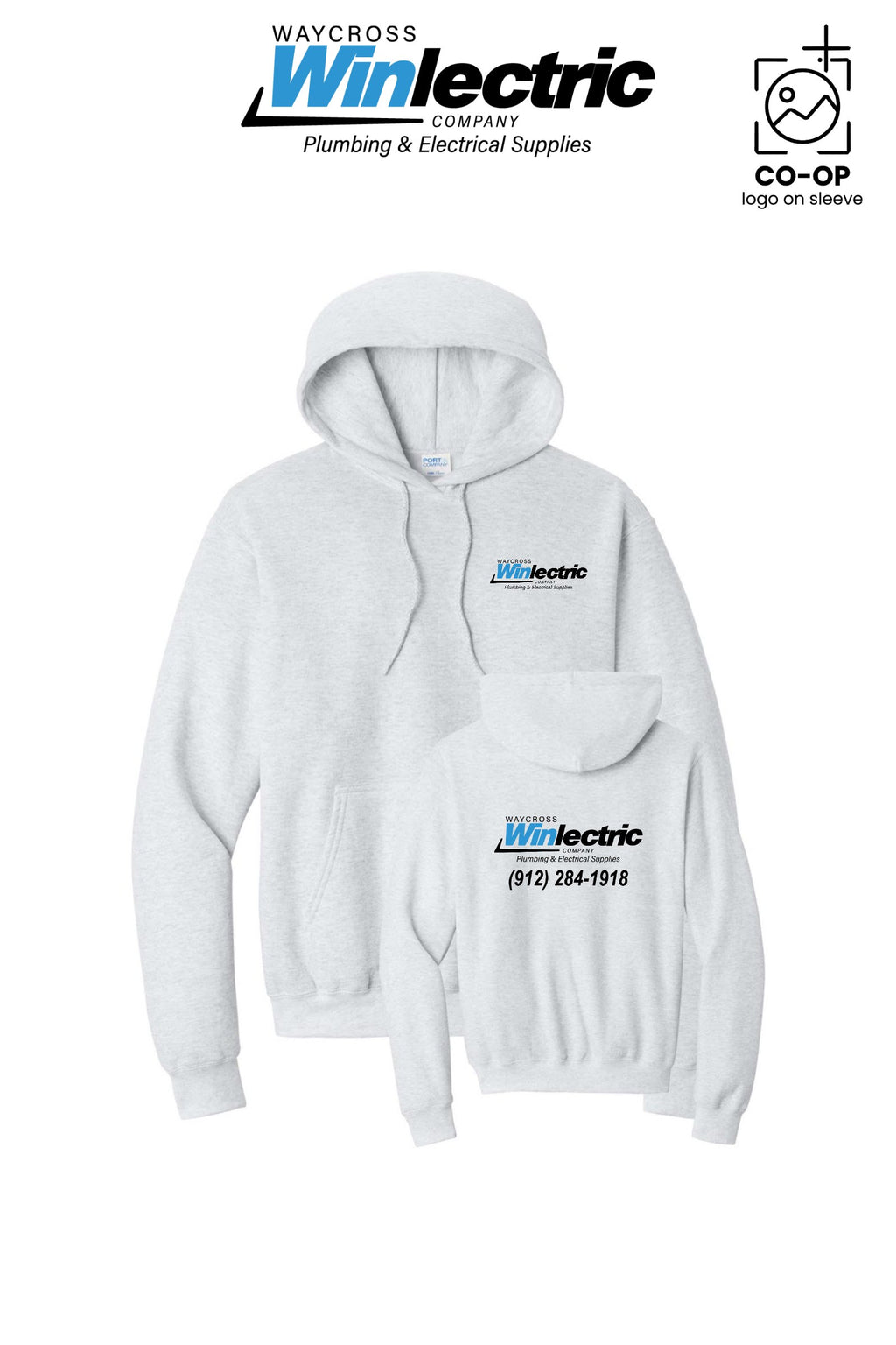 Port & Co™ Core Fleece Pullover Hooded Sweatshirt - Waycross Winlectric