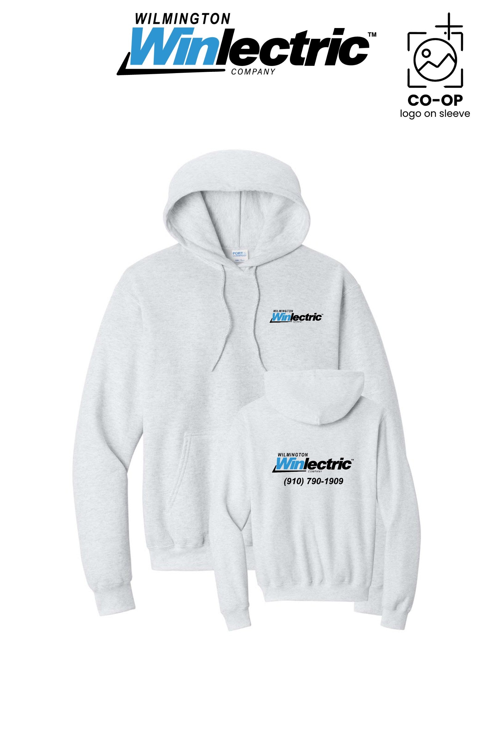 Port & Co™ Core Fleece Pullover Hooded Sweatshirt - Wilmington Winlectric