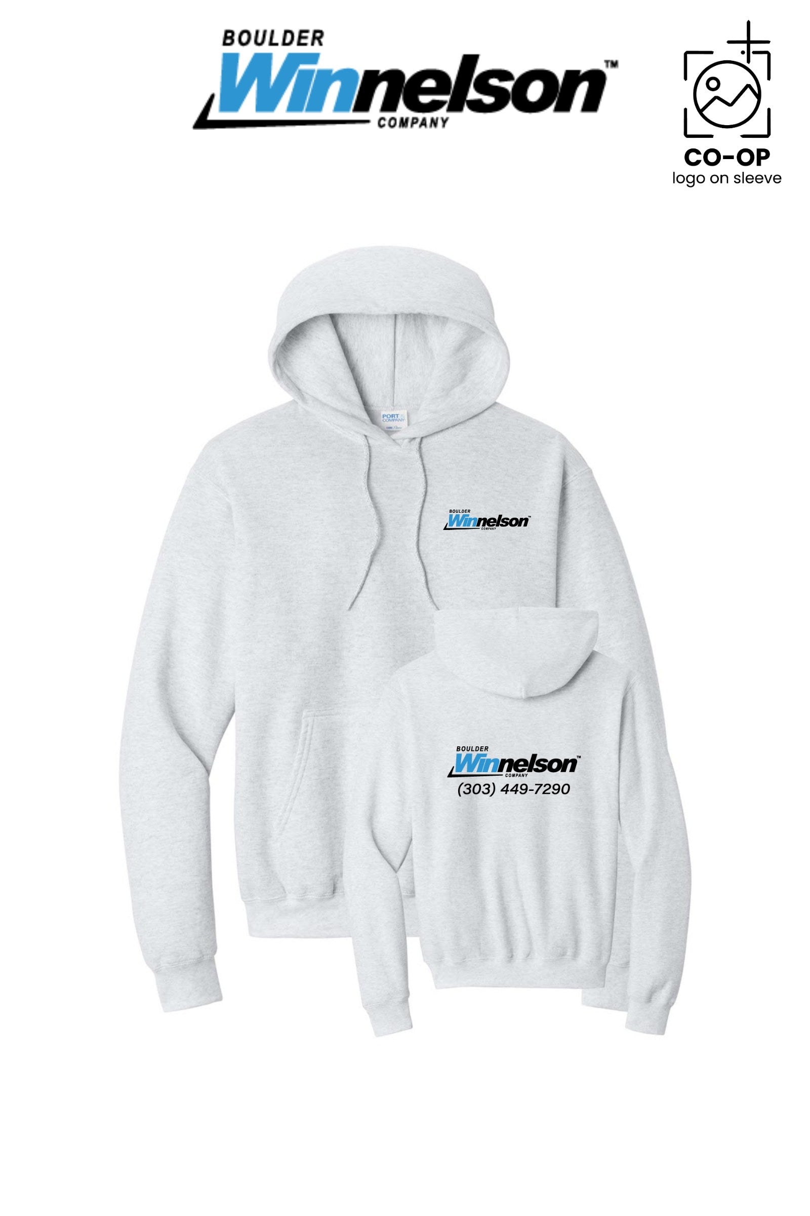 Port & Co™ Core Fleece Pullover Hooded Sweatshirt - Boulder Winnelson