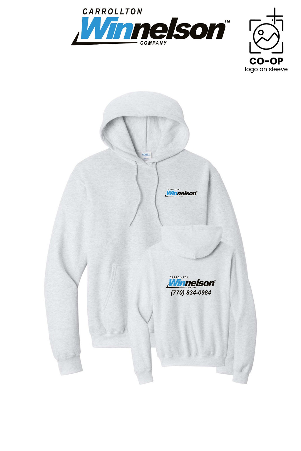 Port & Co™ Core Fleece Pullover Hooded Sweatshirt - Carrollton Winnelson
