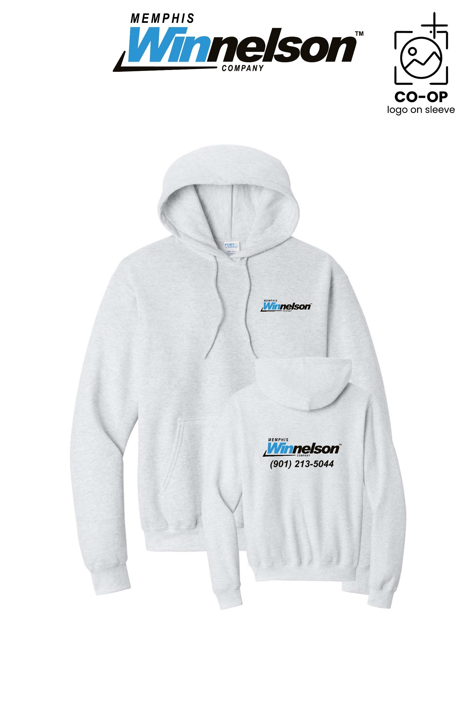Port & Co™ Core Fleece Pullover Hooded Sweatshirt - Memphis Winnelson