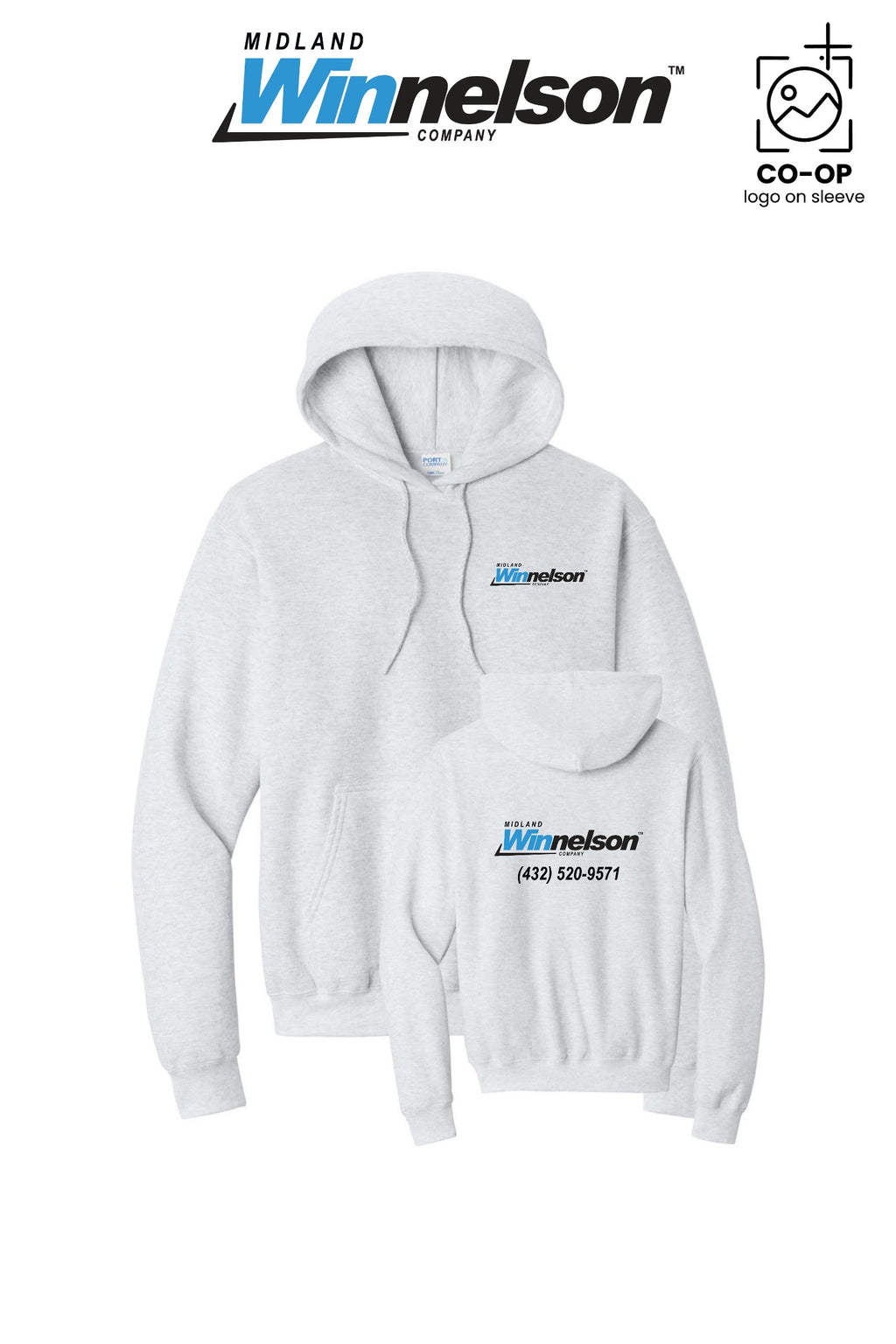 Port & Co™ Core Fleece Pullover Hooded Sweatshirt - Midland Winnelson