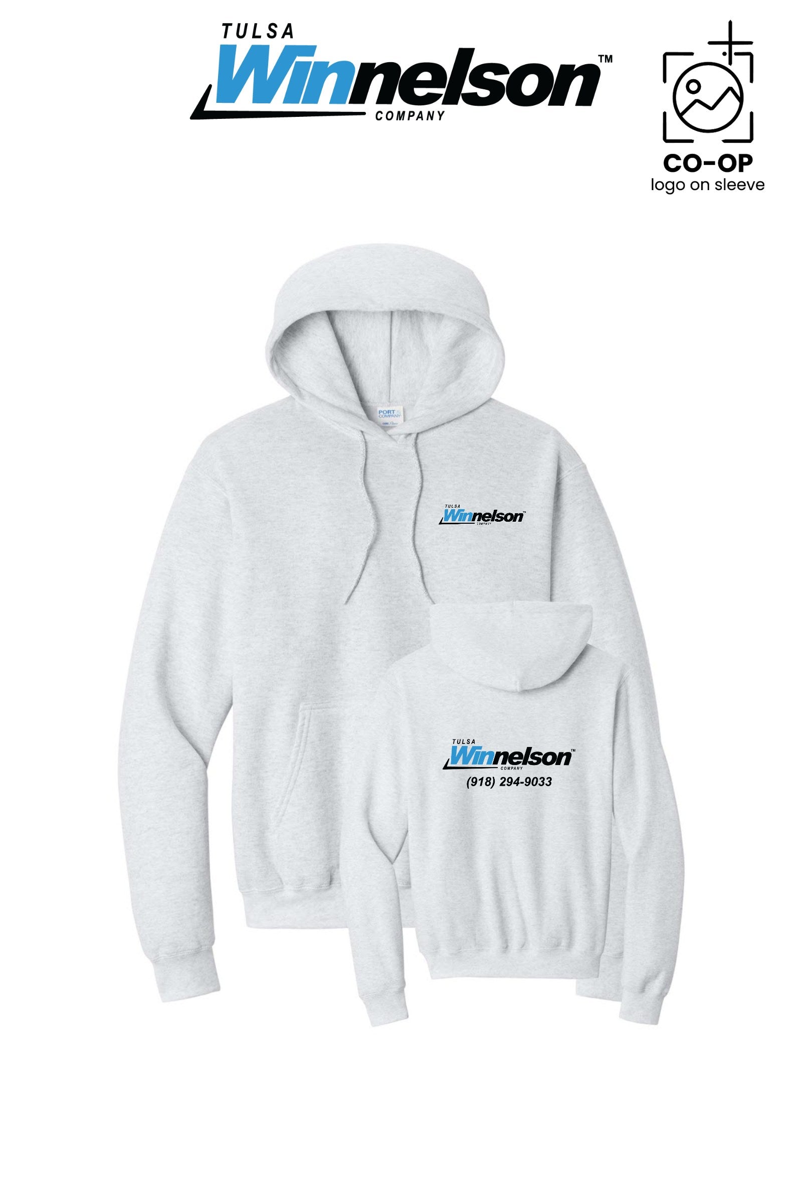 Port & Co™ Core Fleece Pullover Hooded Sweatshirt - Tulsa Winnelson