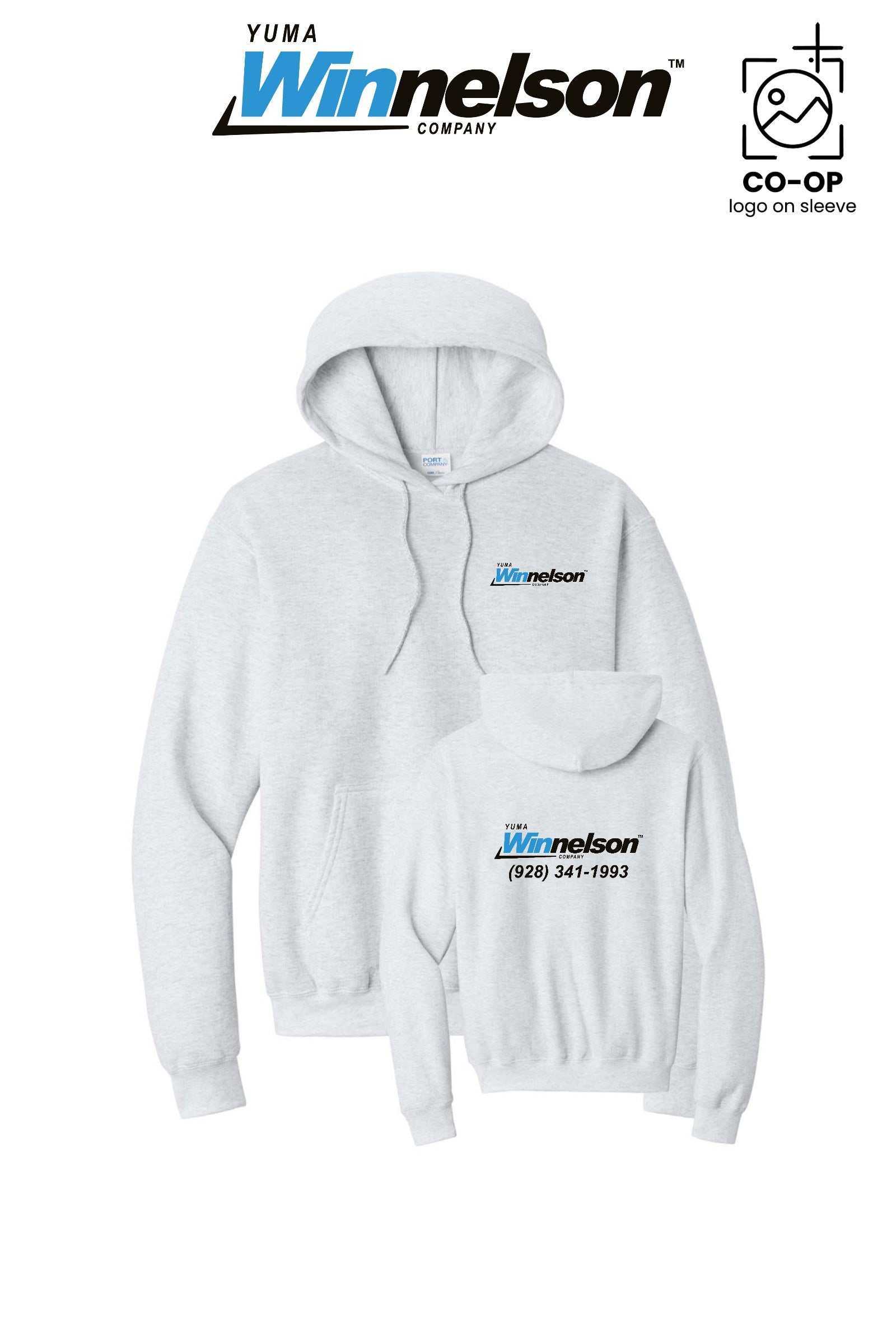 Port & Co™ Core Fleece Pullover Hooded Sweatshirt - Yuma Winnelson