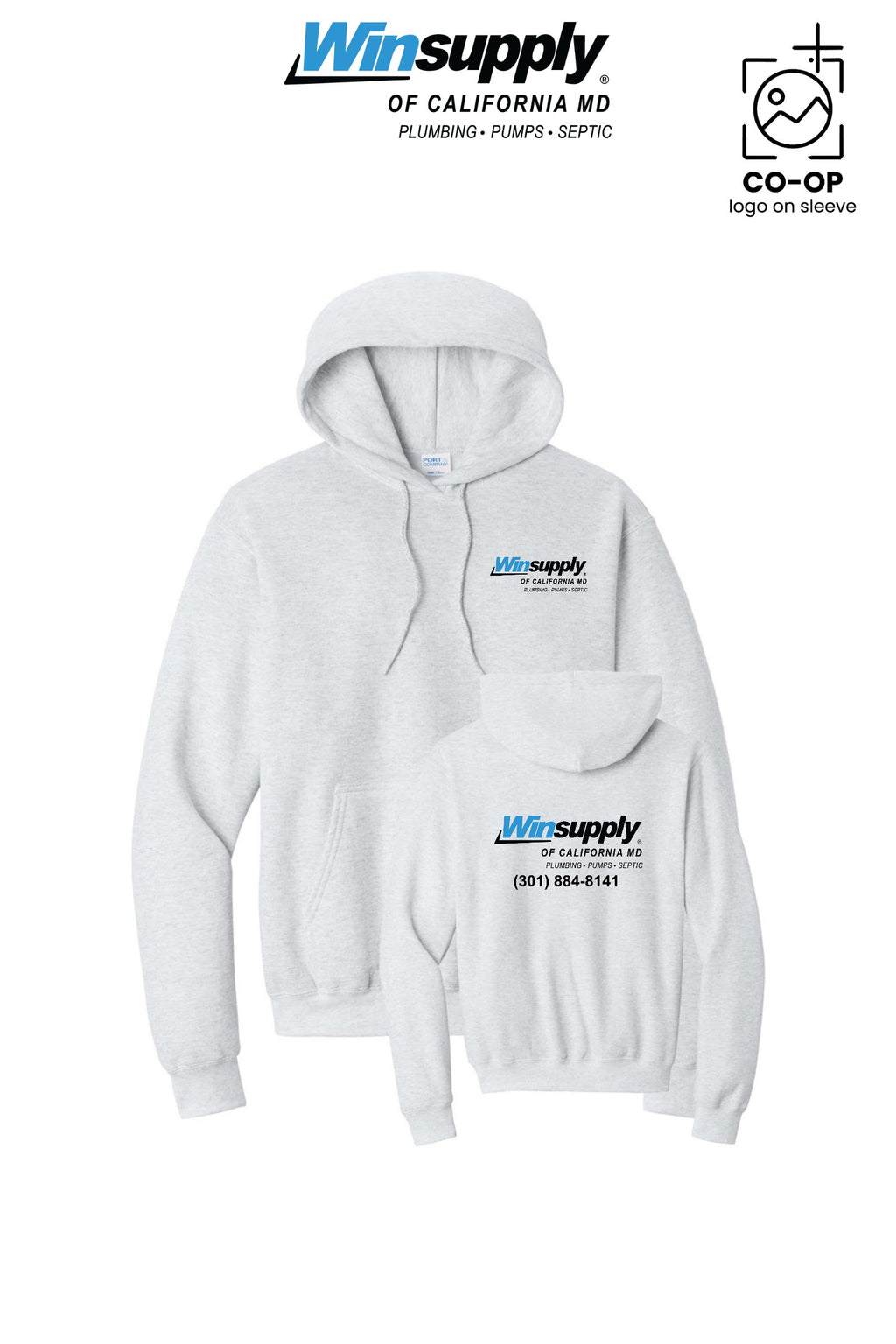 Port & Co™ Core Fleece Pullover Hooded Sweatshirt - Winsupply California MD Co.