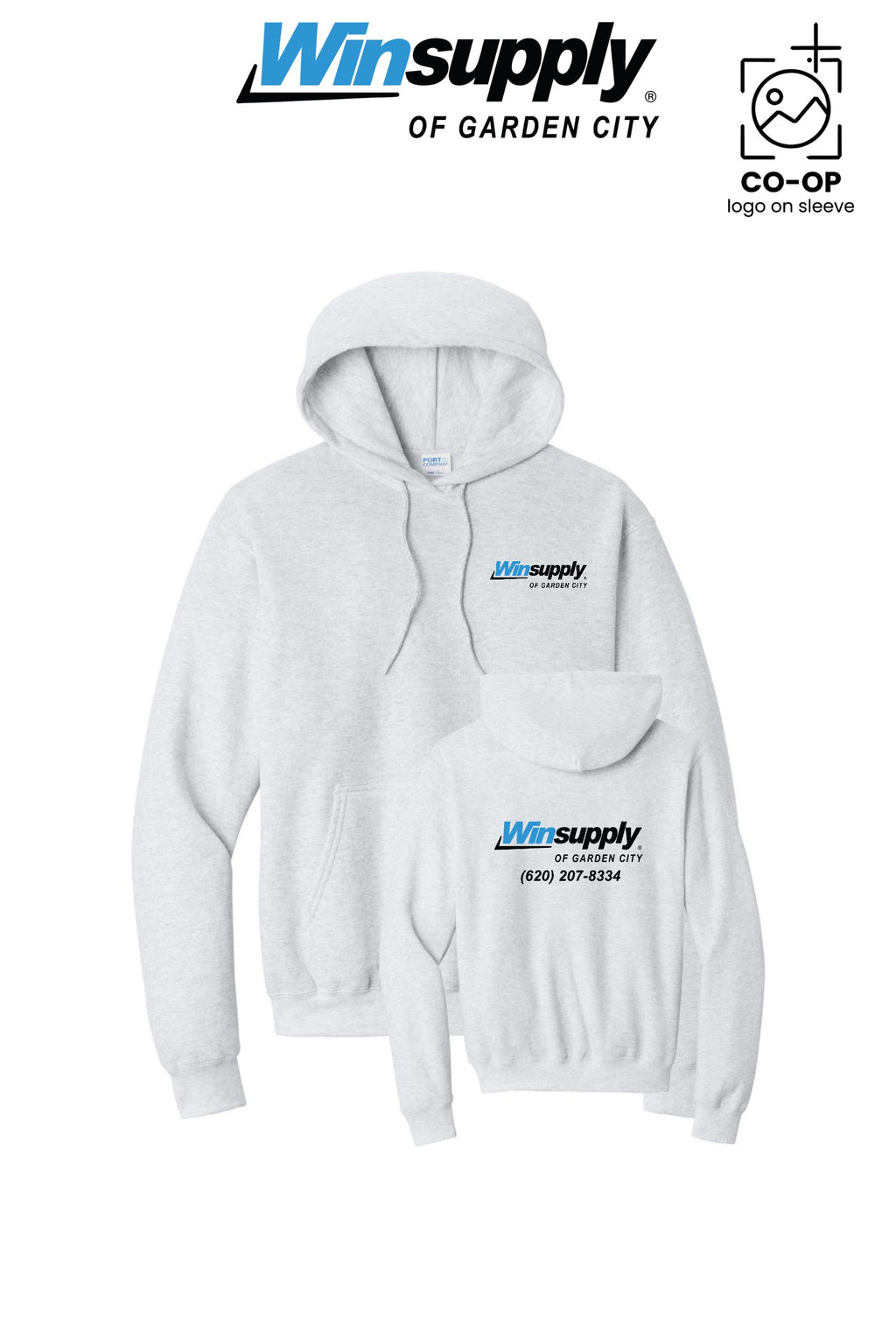 Port & Co™ Core Fleece Pullover Hooded Sweatshirt - Winsupply Garden City KS Co.