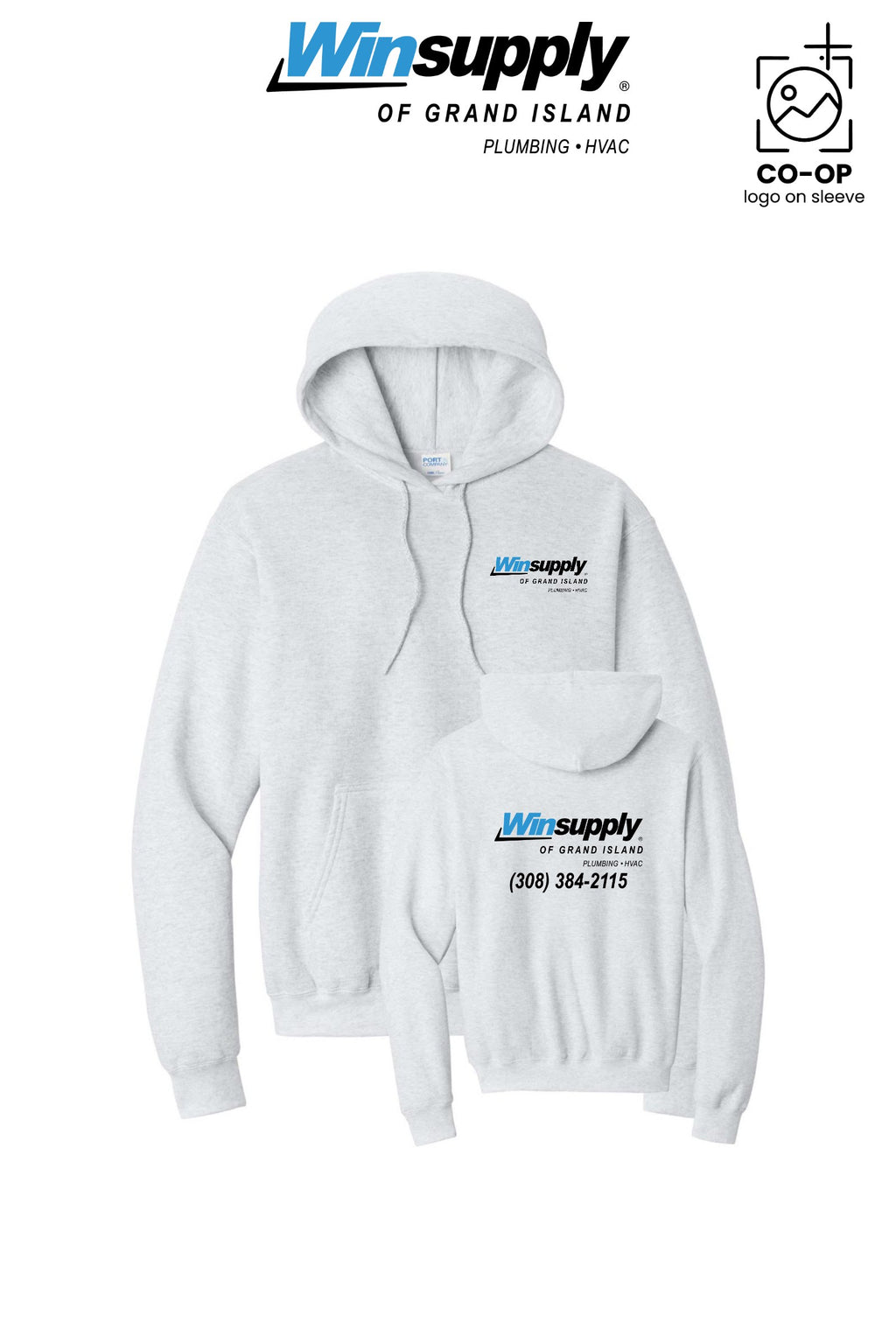 Port & Co™ Core Fleece Pullover Hooded Sweatshirt - Winsupply of Grand Island