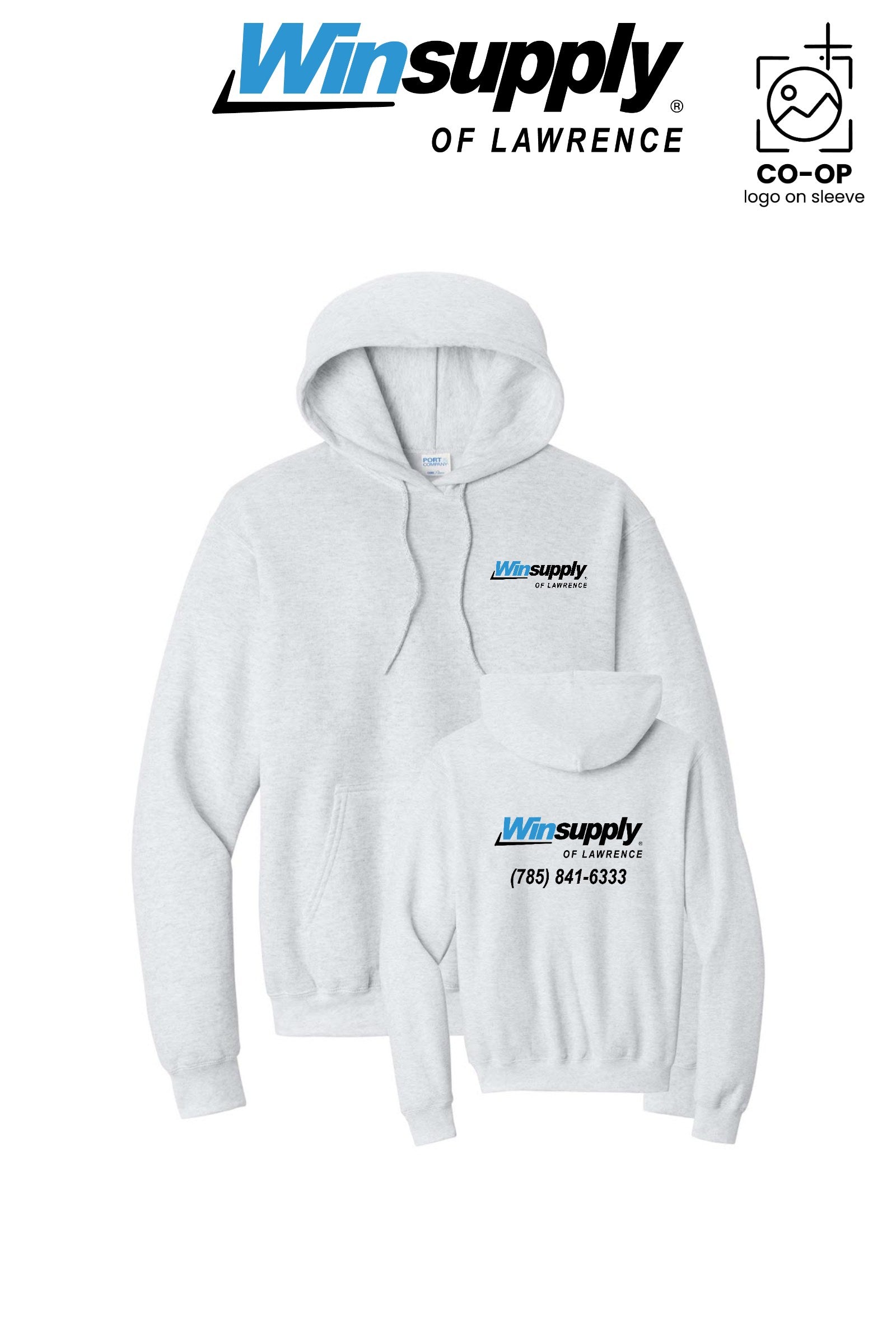 Port & Co™ Core Fleece Pullover Hooded Sweatshirt - Winsupply of Lawrence