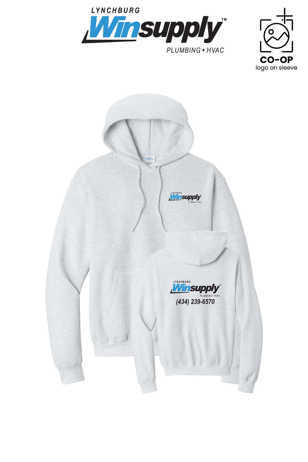Port & Co™ Core Fleece Pullover Hooded Sweatshirt - Lynchburg Winsupply