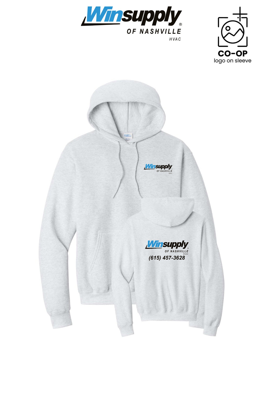 Port & Co™ Core Fleece Pullover Hooded Sweatshirt - Winsupply of Nashville HVAC