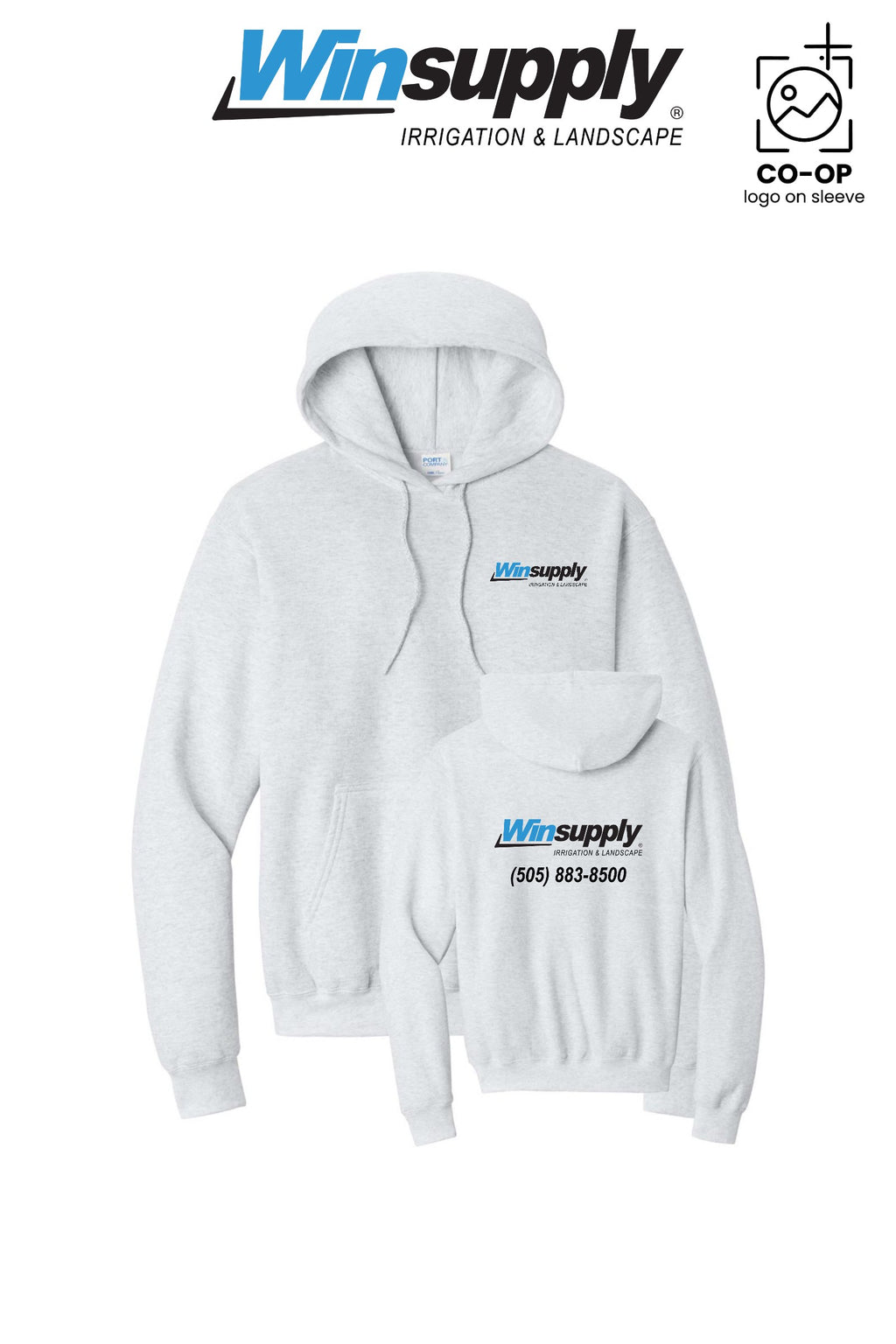 Port & Co™ Core Fleece Pullover Hooded Sweatshirt - Winsupply NE Albuquerque NM Co.