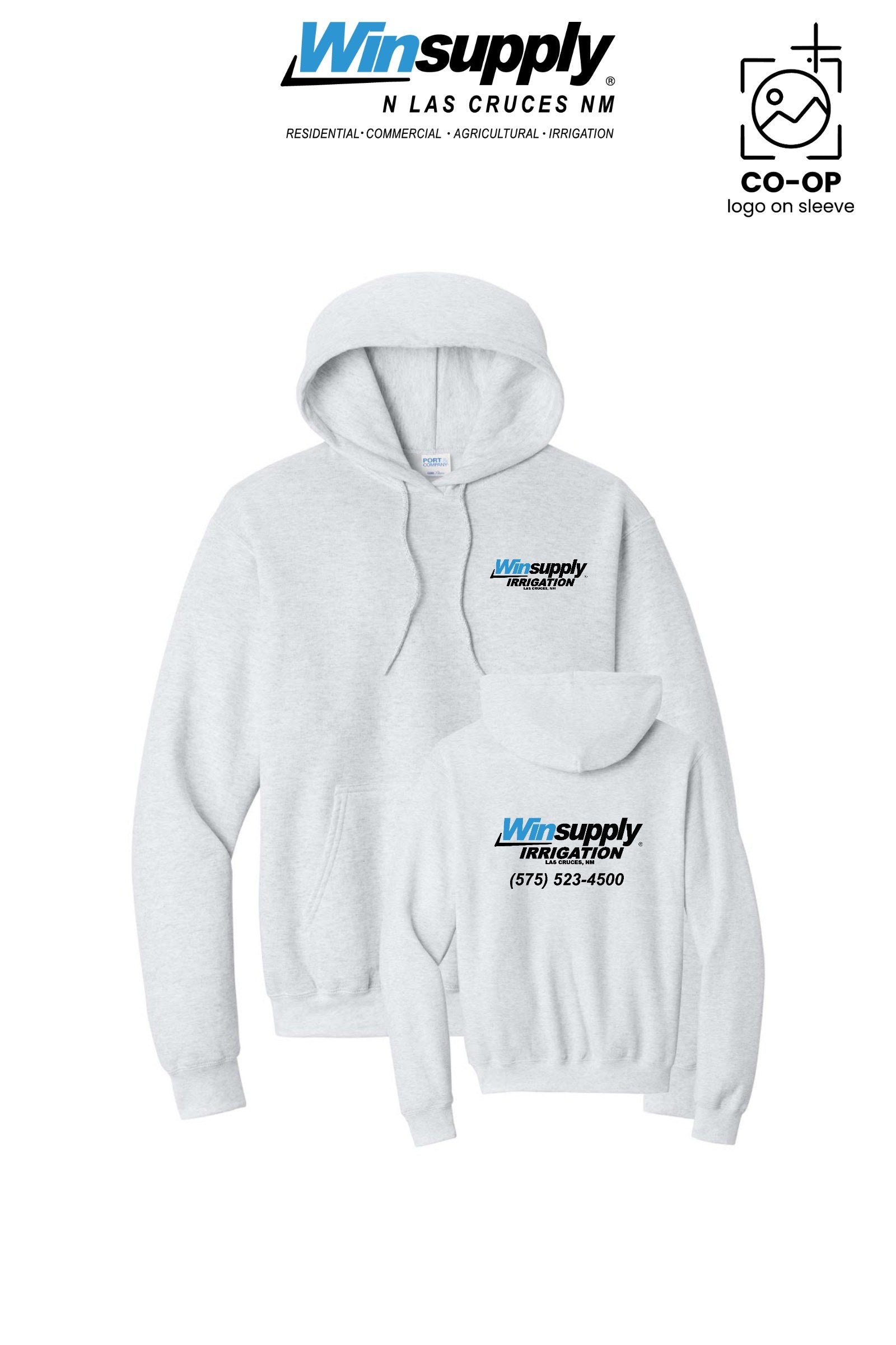 Port & Co™ Core Fleece Pullover Hooded Sweatshirt - Winsupply N Las Cruces NM