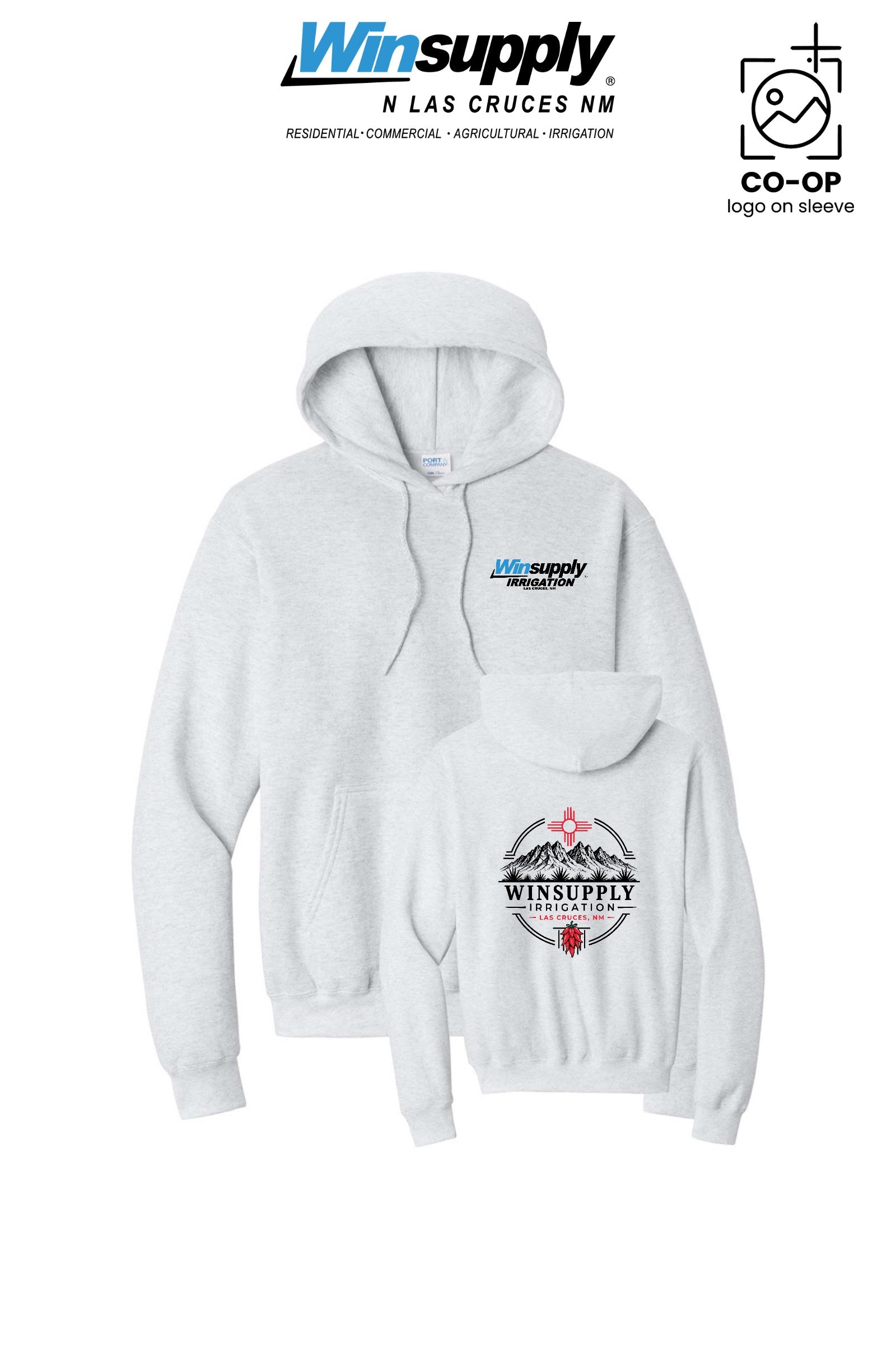 Port & Co™ Core Fleece Pullover Hooded Sweatshirt - Winsupply N Las Cruces NM