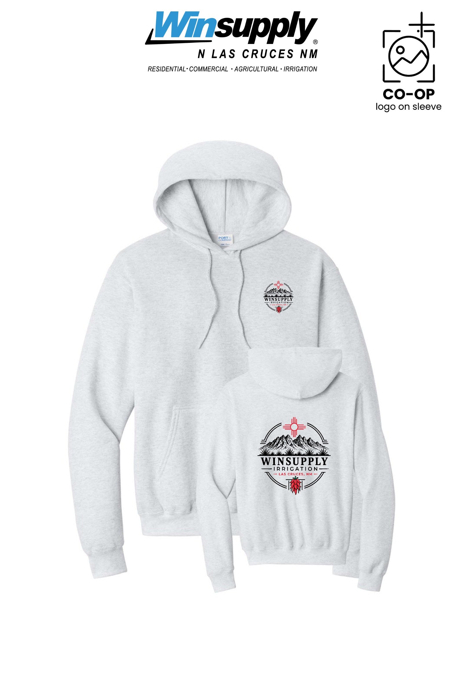 Port & Co™ Core Fleece Pullover Hooded Sweatshirt - Winsupply N Las Cruces NM