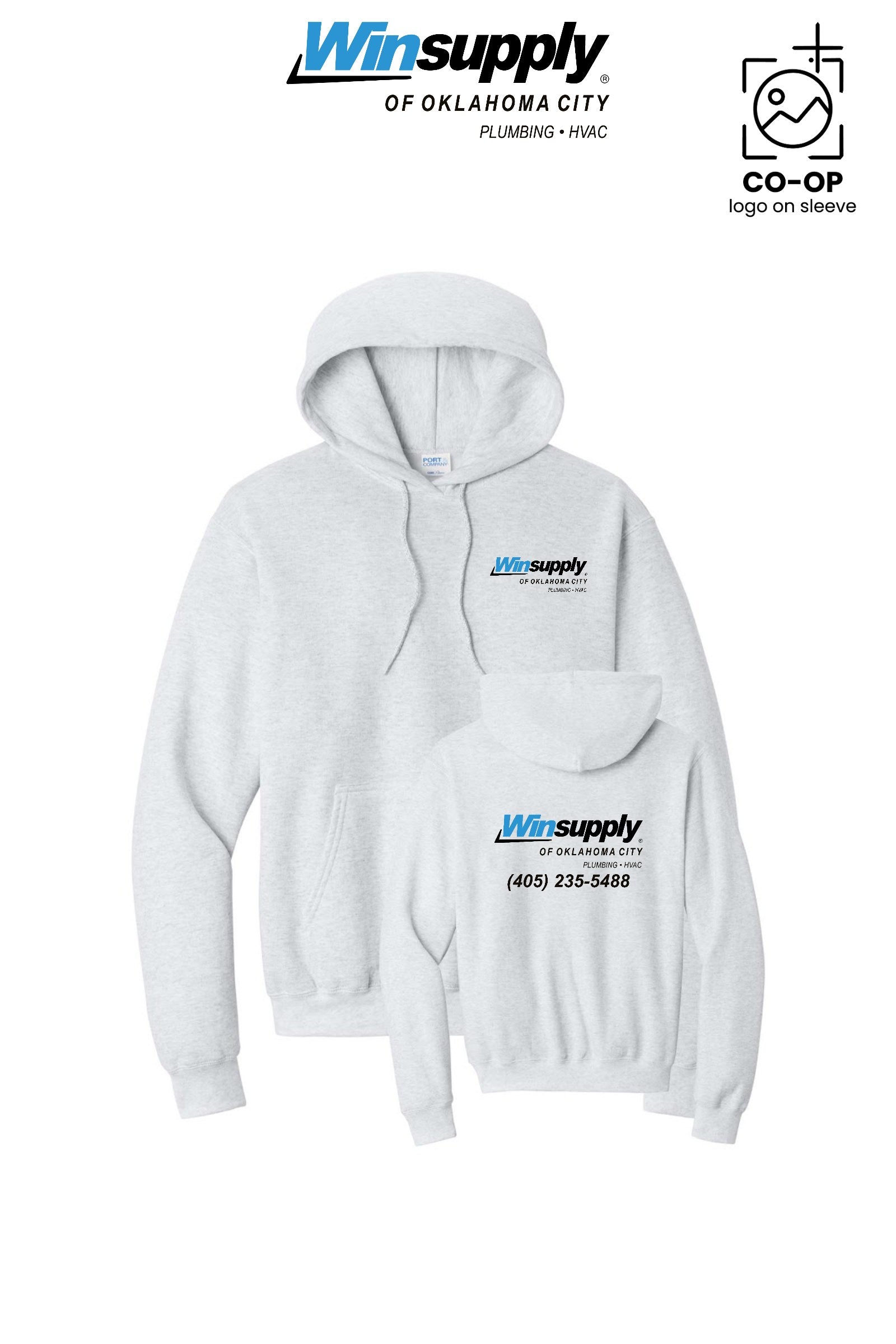 Port & Co™ Core Fleece Pullover Hooded Sweatshirt - Winsupply of Oklahoma City