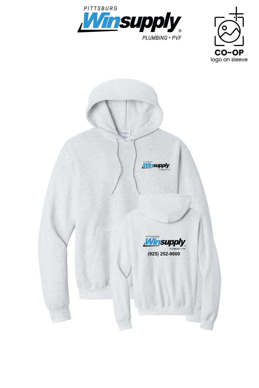 Port & Co™ Core Fleece Pullover Hooded Sweatshirt - Pittsburg Winsupply