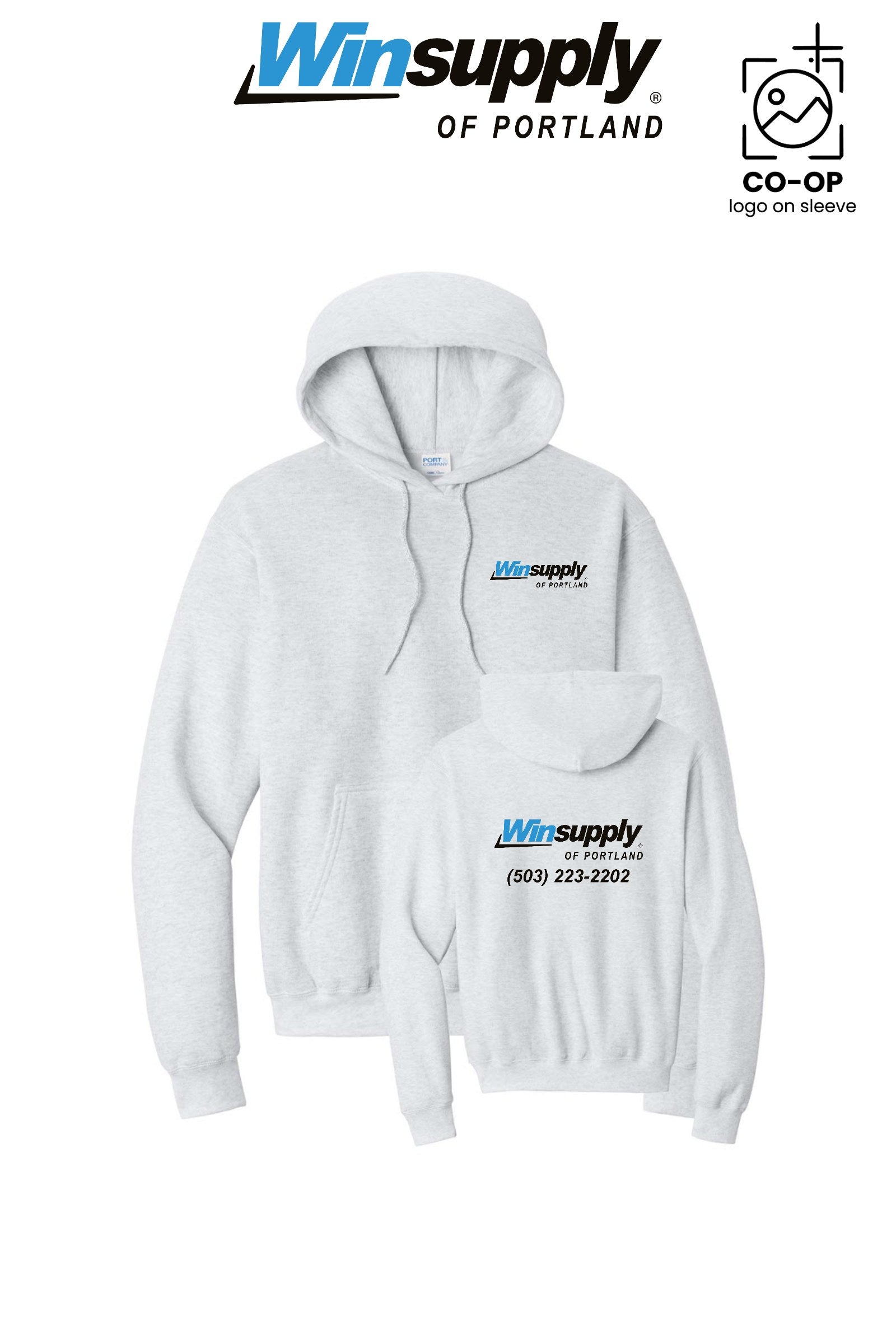 Port & Co™ Core Fleece Pullover Hooded Sweatshirt - Winsupply of Portland