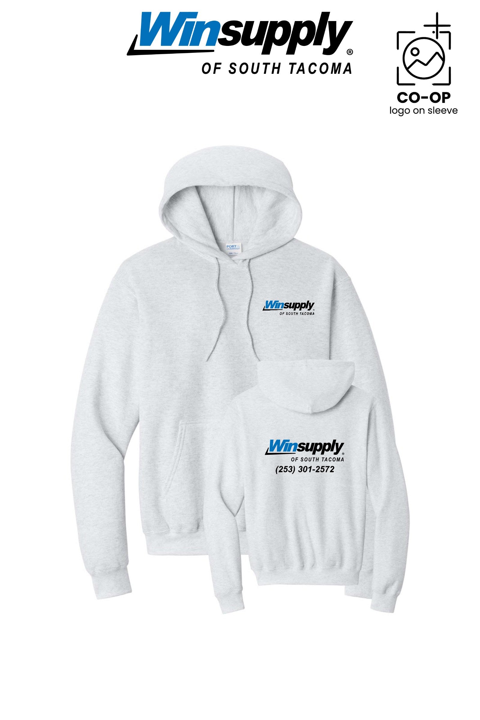 Port & Co™ Core Fleece Pullover Hooded Sweatshirt - Winsupply of South Tacoma
