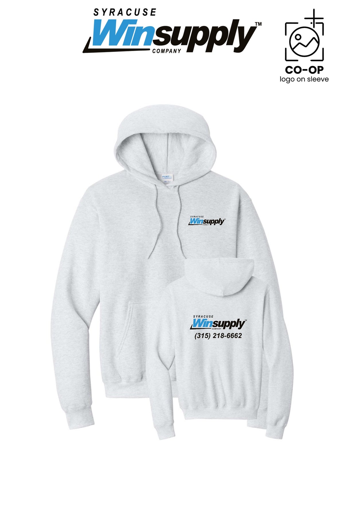 Port & Co™ Core Fleece Pullover Hooded Sweatshirt - Syracuse Winsupply
