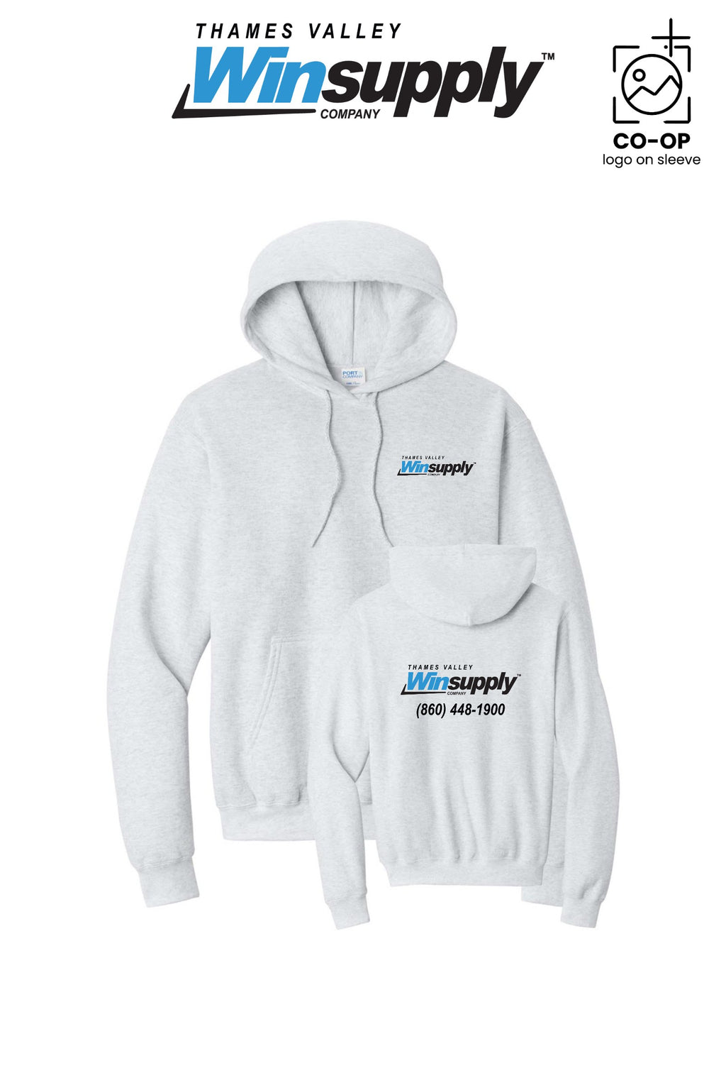 Port & Co™ Core Fleece Pullover Hooded Sweatshirt - Thames Valley Winsupply