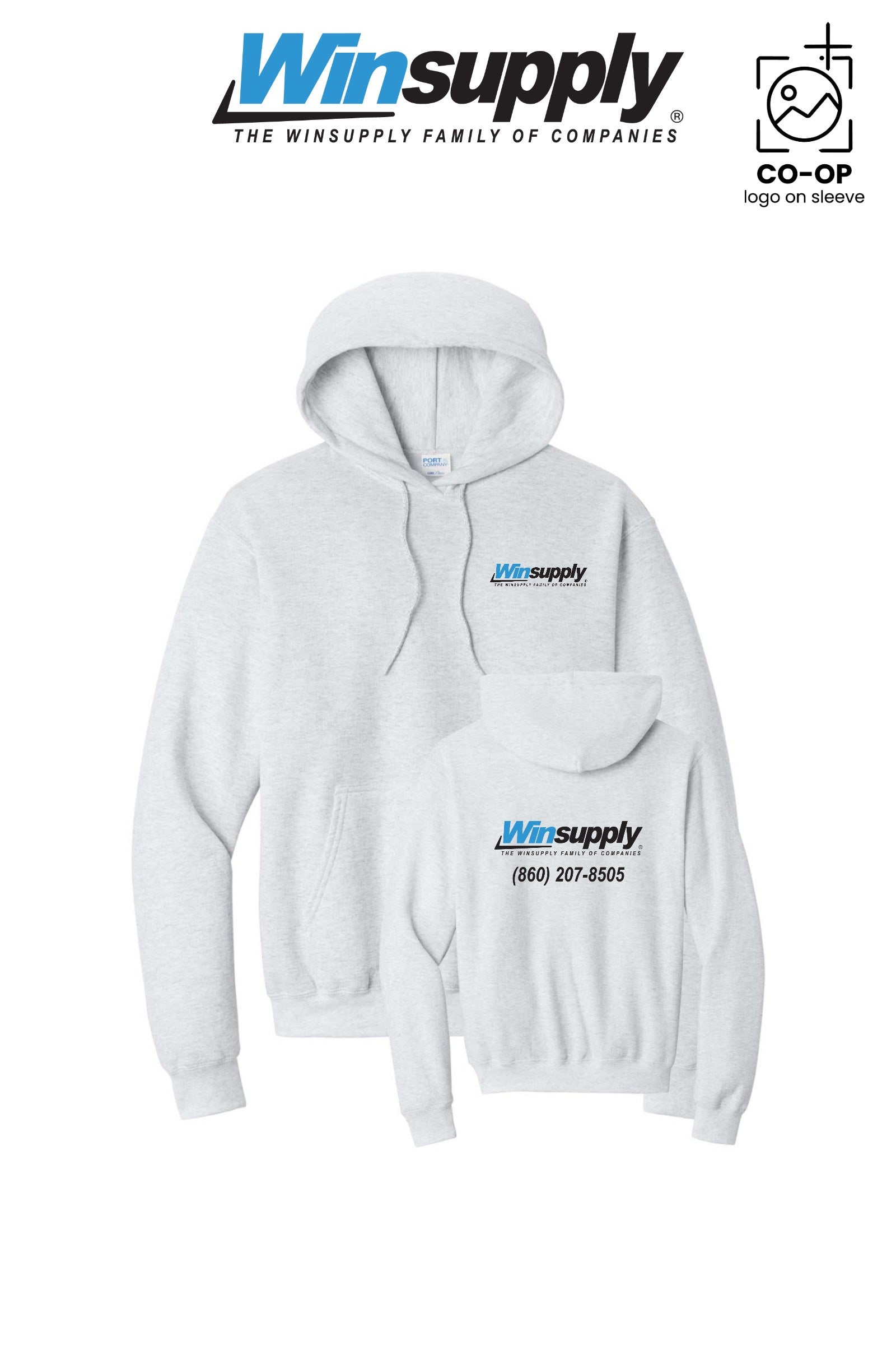 Port & Co™ Core Fleece Pullover Hooded Sweatshirt - Winsupply of West Hartford