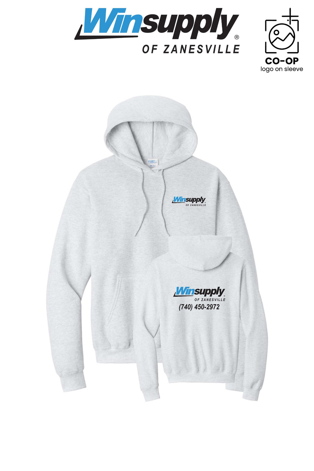 Port & Co™ Core Fleece Pullover Hooded Sweatshirt - Winsupply of Zanesville