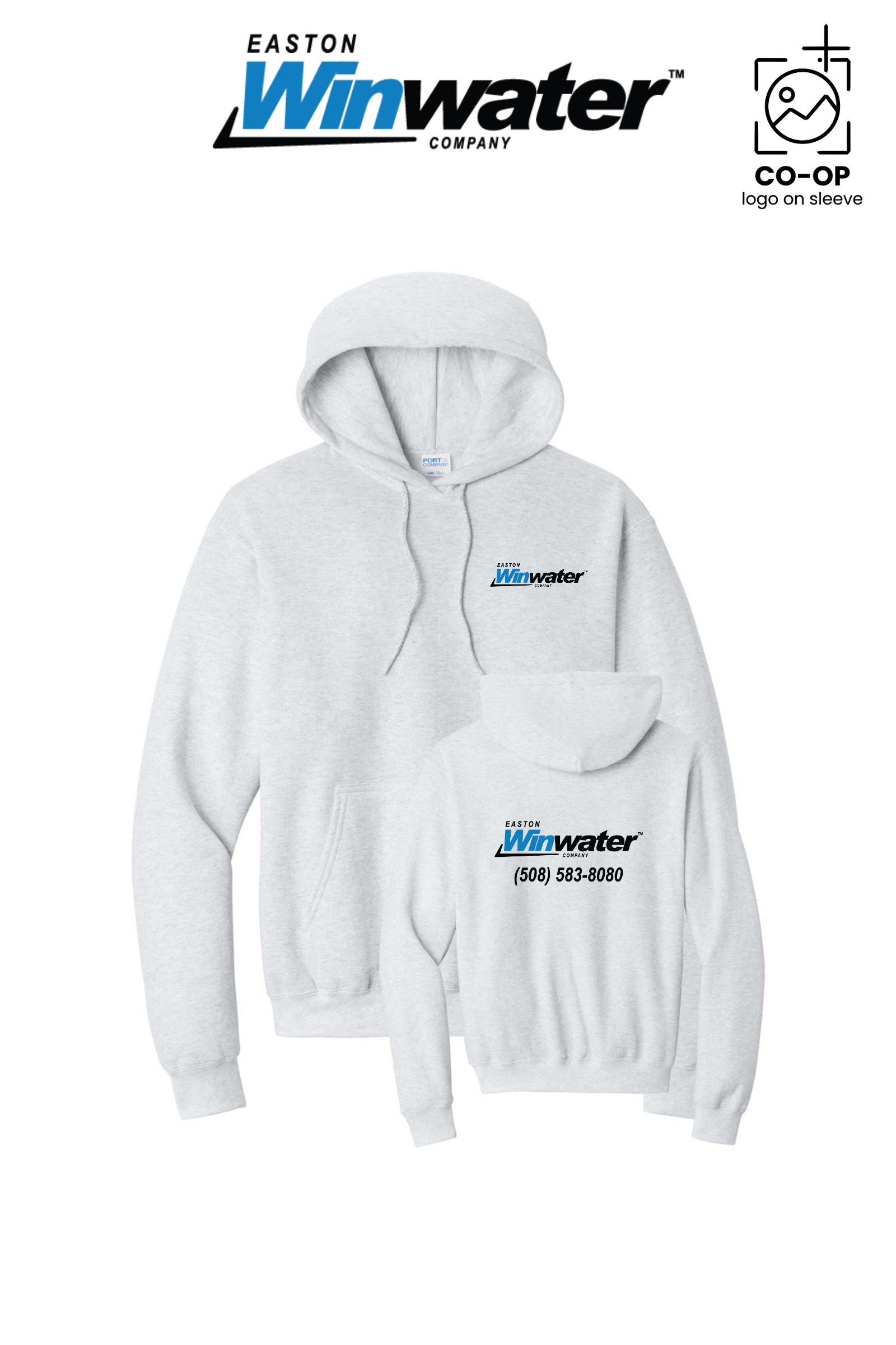 Port & Co™ Core Fleece Pullover Hooded Sweatshirt - Easton Winwater