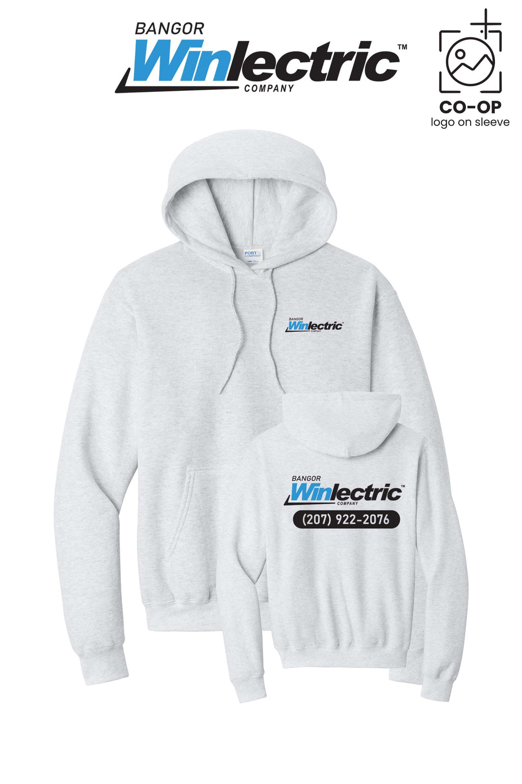Port & Co™ Core Fleece Pullover Hooded Sweatshirt - Winlectric Bangor