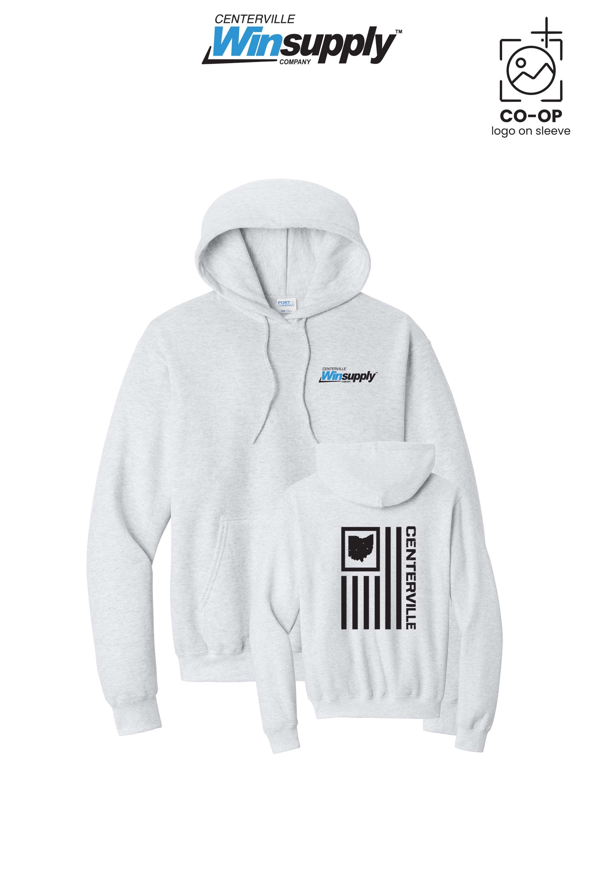Port & Co™ Core Fleece Pullover Hooded Sweatshirt - Winsupply Centerville OH