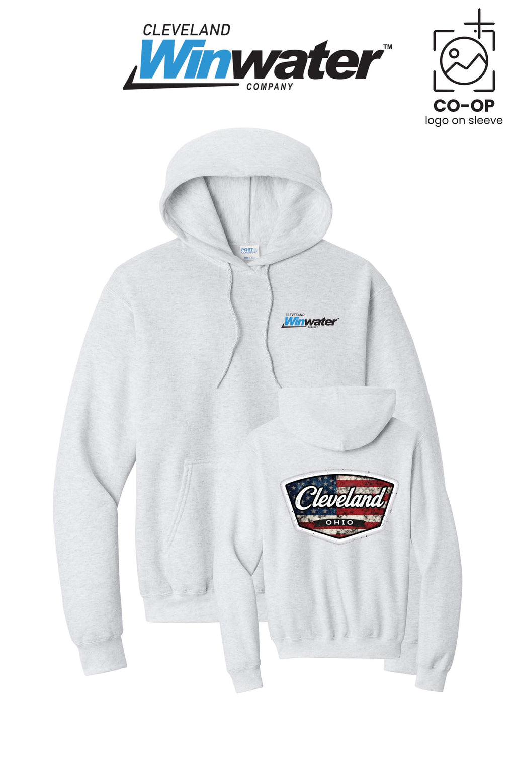 Port & Co™ Core Fleece Pullover Hooded Sweatshirt - Winwater of Cleveland