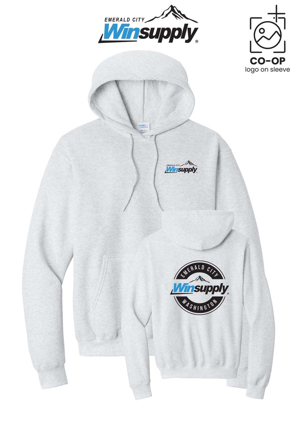Port & Co™ Core Fleece Pullover Hooded Sweatshirt - Winsupply Emerald City