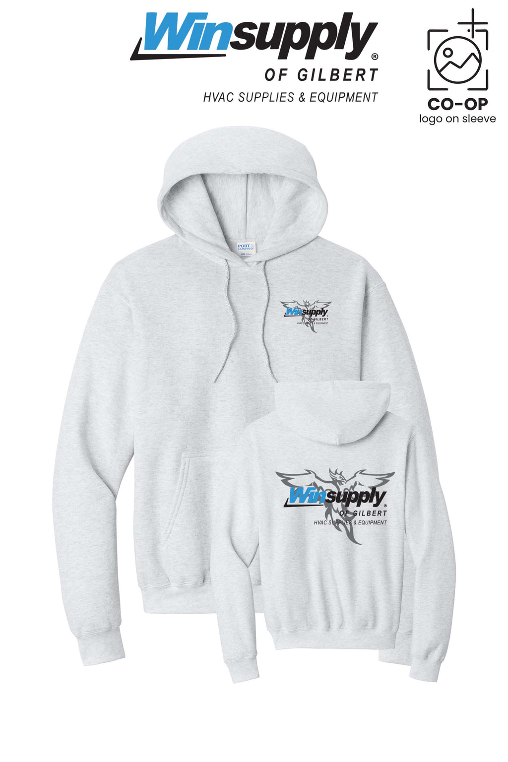 Port & Co™ Core Fleece Pullover Hooded Sweatshirt - Winsupply of Gilbert