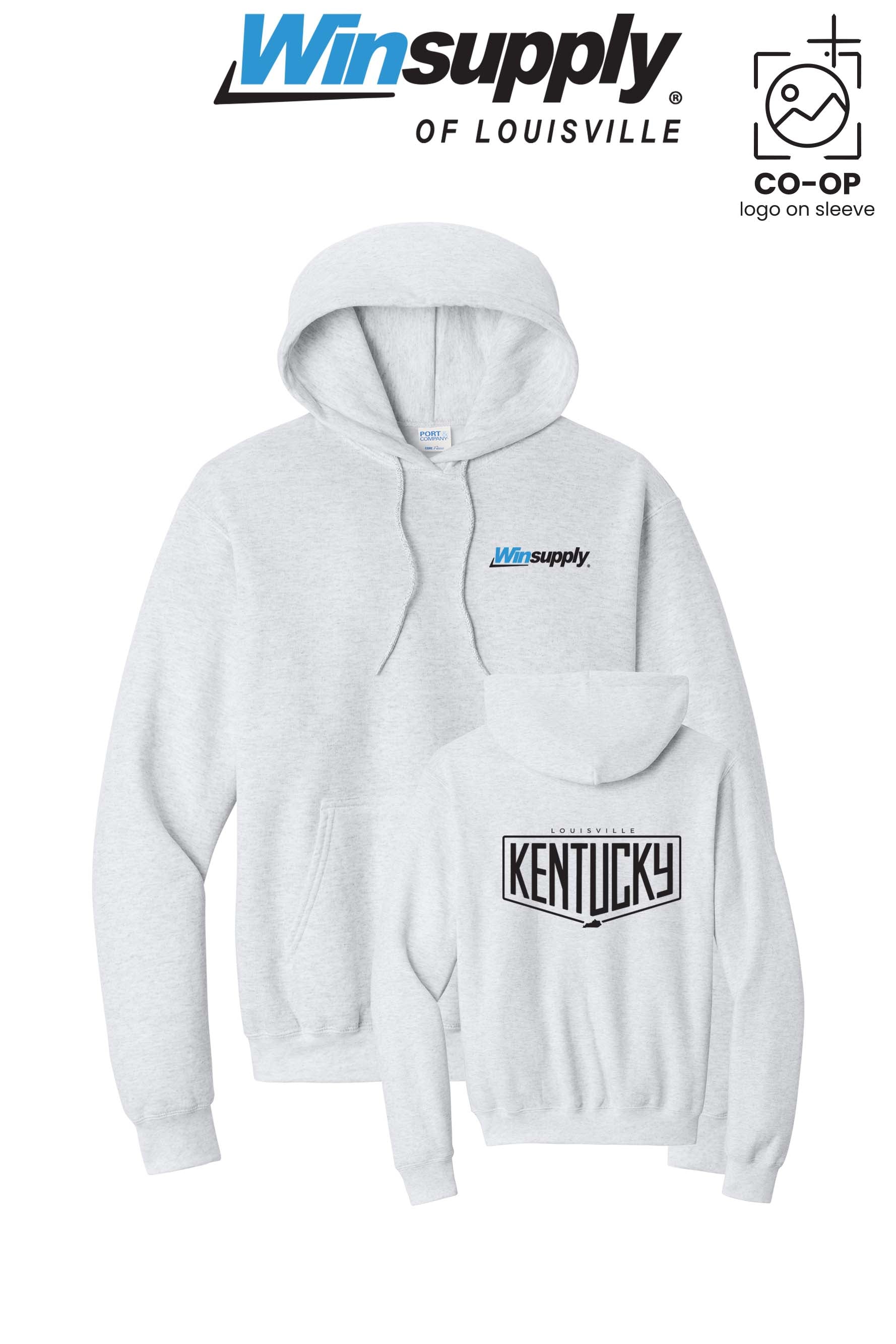 Port & Co™ Core Fleece Pullover Hooded Sweatshirt - Winsupply of Louisville KY