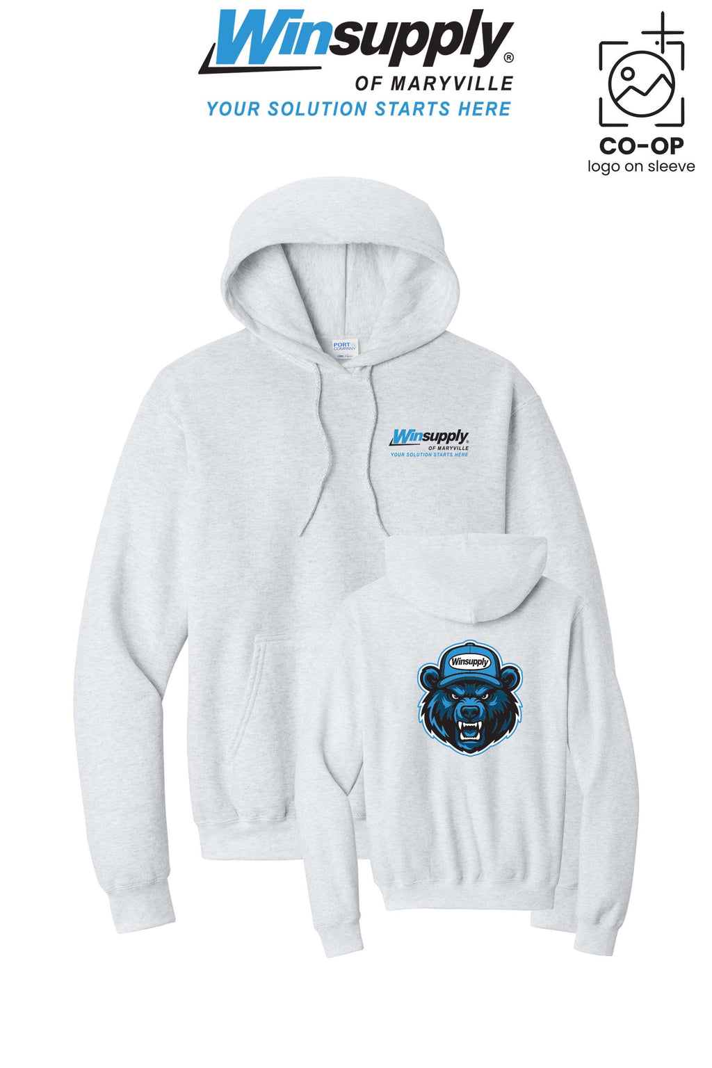 Port & Co™ Core Fleece Pullover Hooded Sweatshirt - Winsupply of Maryville