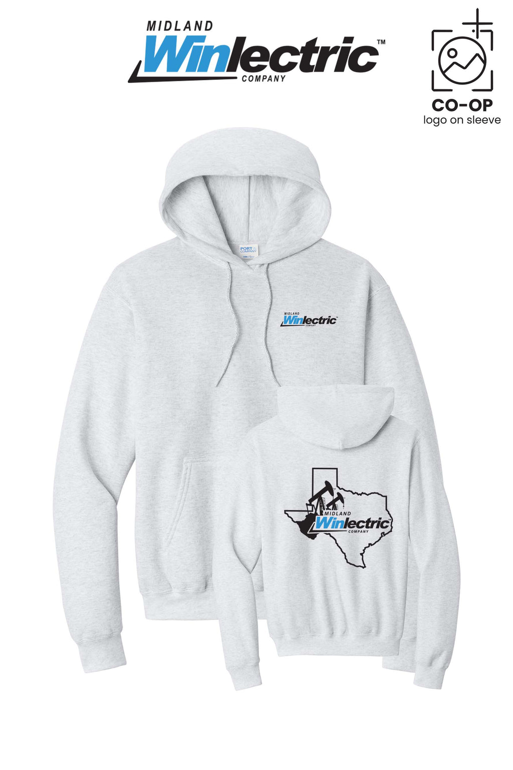 Port & Co™ Core Fleece Pullover Hooded Sweatshirt - Winlectric of Midland