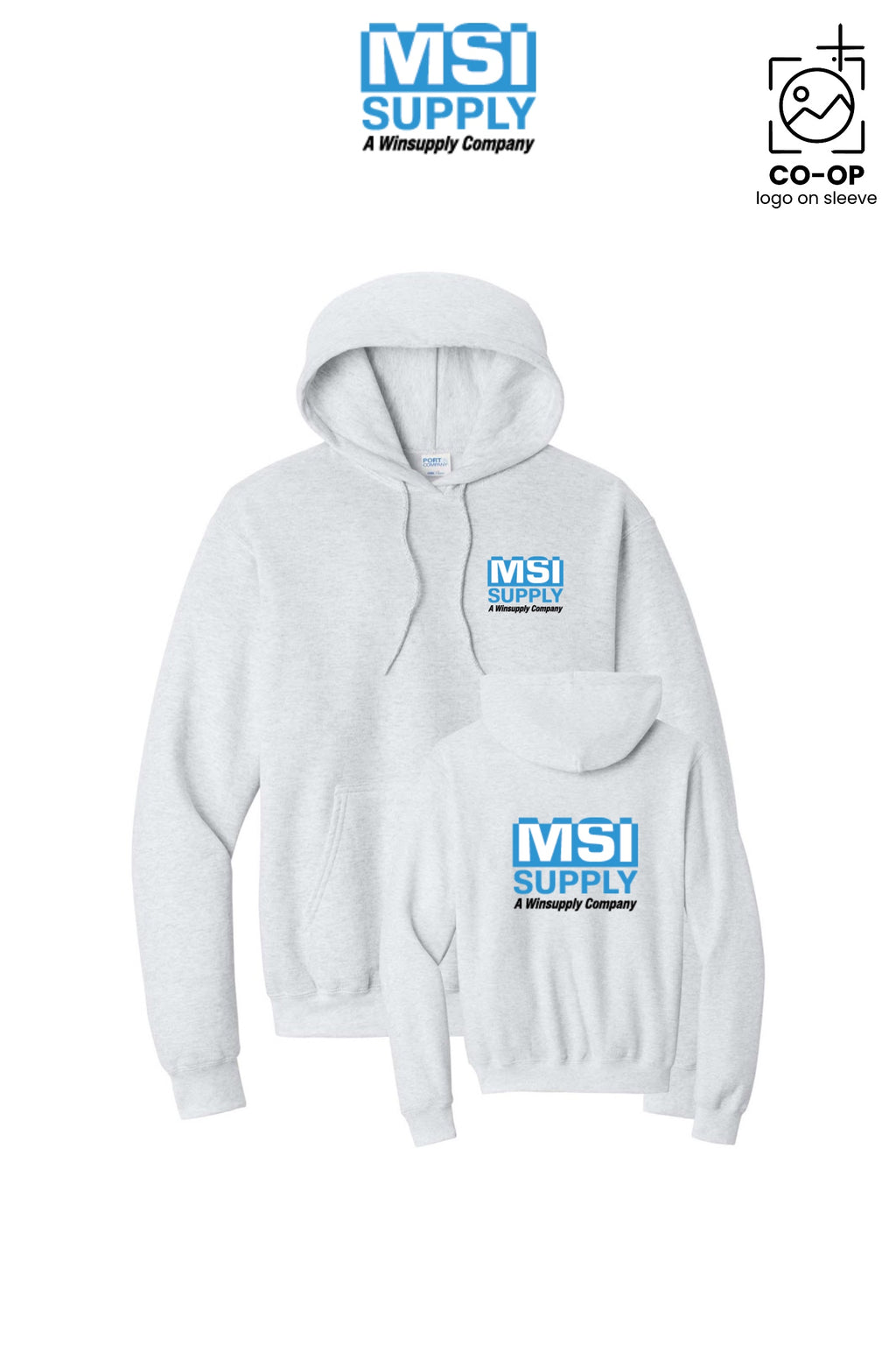 Port & Co™ Core Fleece Pullover Hooded Sweatshirt - MSI Supply Houston