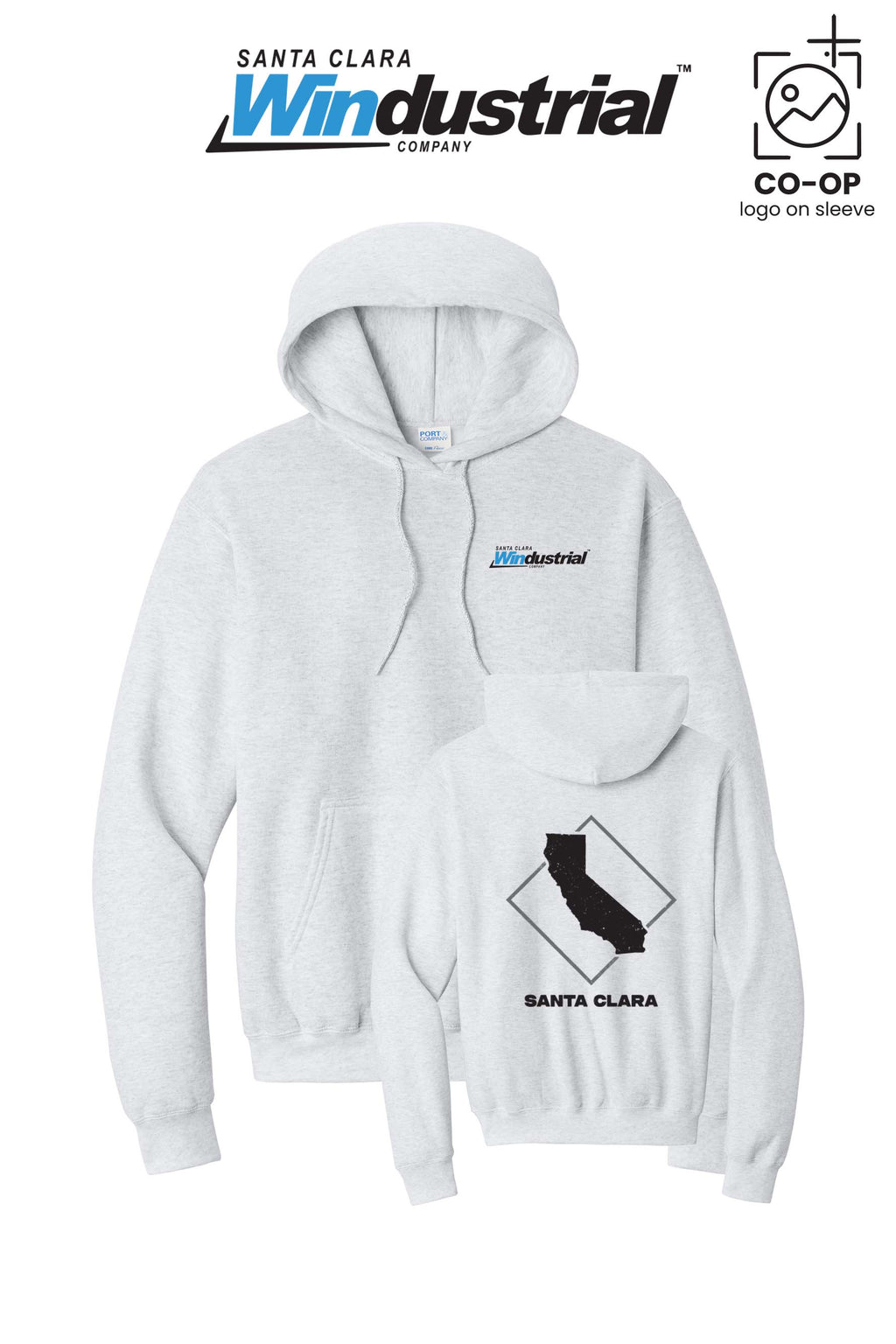 Port & Co™ Core Fleece Pullover Hooded Sweatshirt - Santa Clara Windustrial