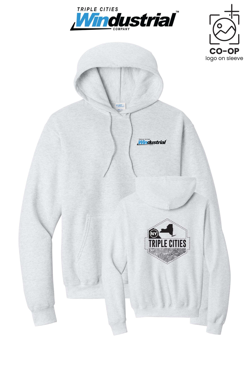 Port & Co™ Core Fleece Pullover Hooded Sweatshirt - Windustrial Triple Cities