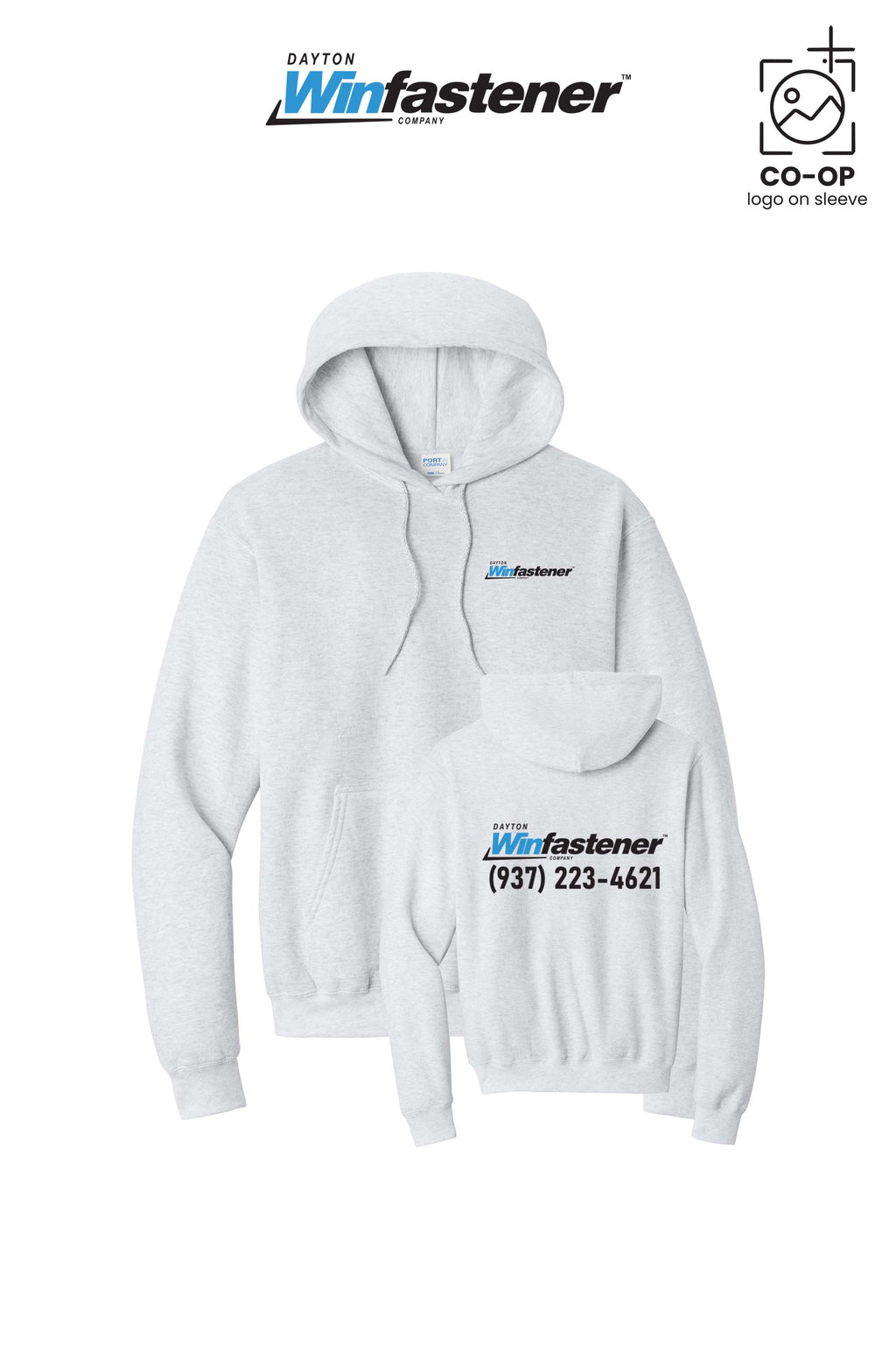 Port & Co™ Core Fleece Pullover Hooded Sweatshirt - Dayton Winfastener