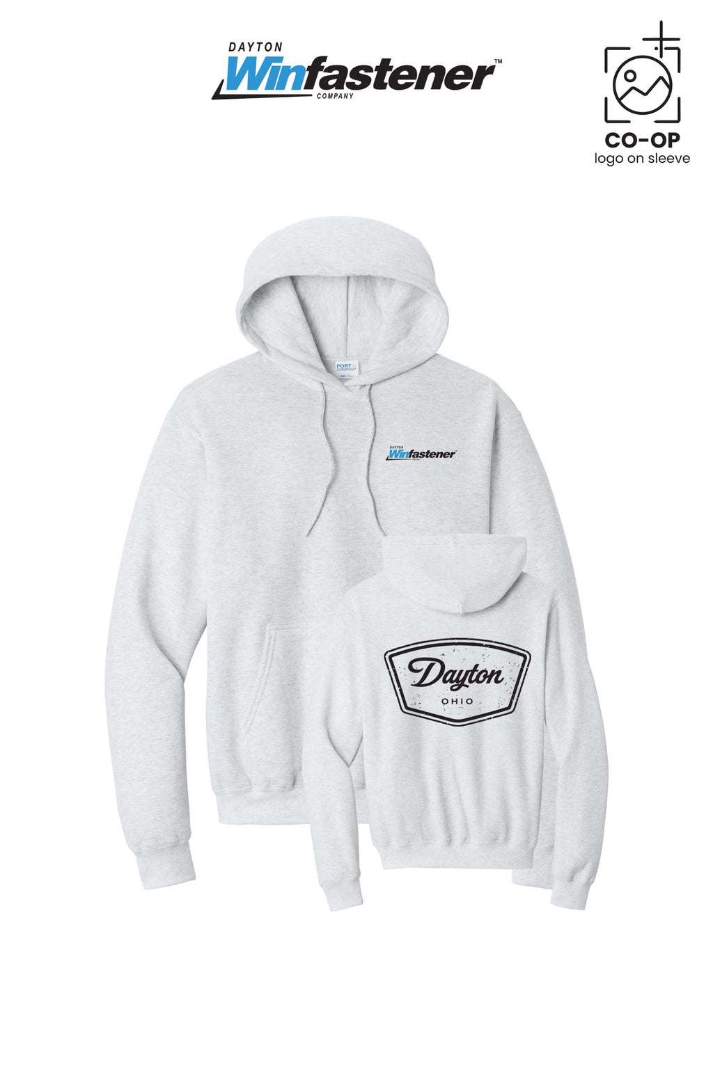 Port & Co™ Core Fleece Pullover Hooded Sweatshirt - Dayton Winfastener
