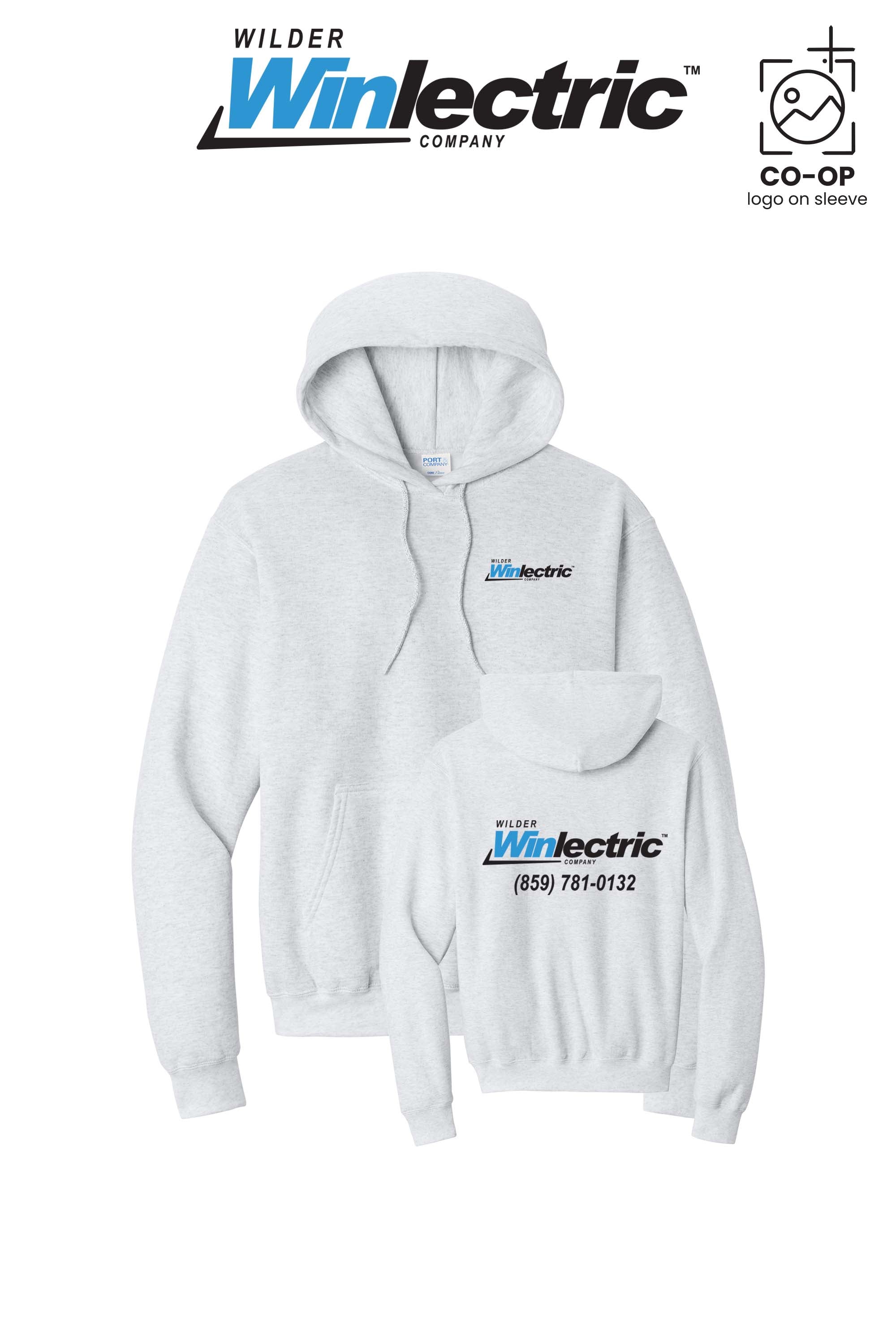 Port & Co™ Core Fleece Pullover Hooded Sweatshirt - Wilder Winlectric