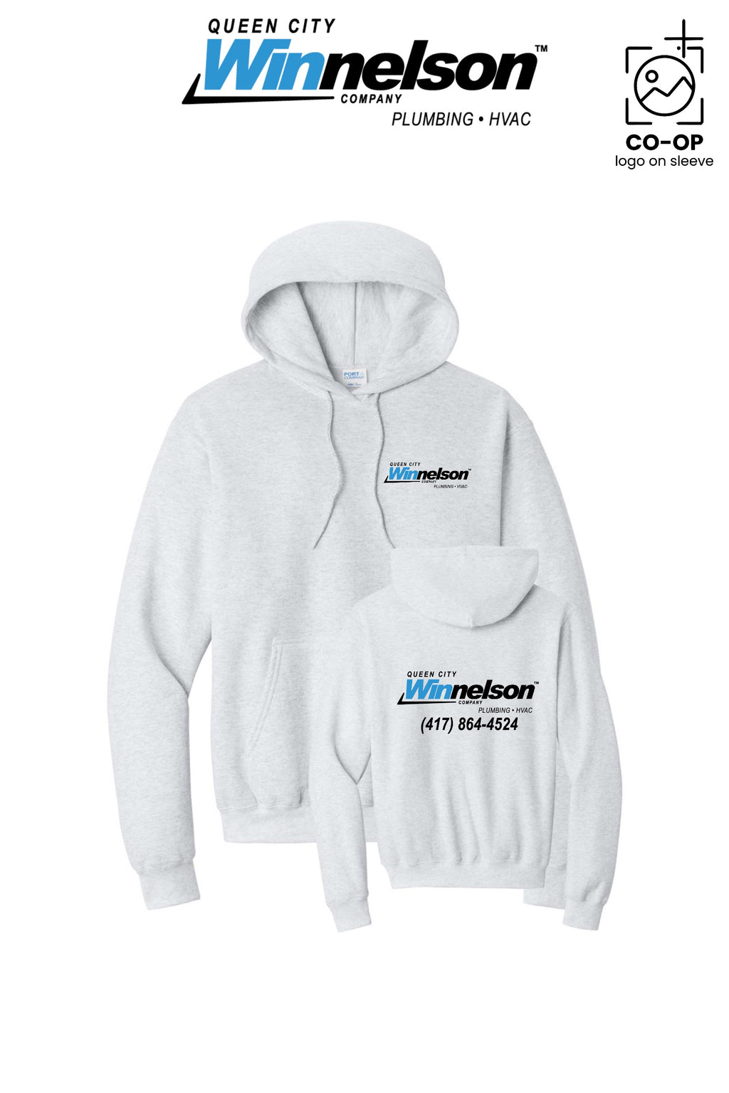 Port & Co™ Core Fleece Pullover Hooded Sweatshirt - Queen City Winnelson