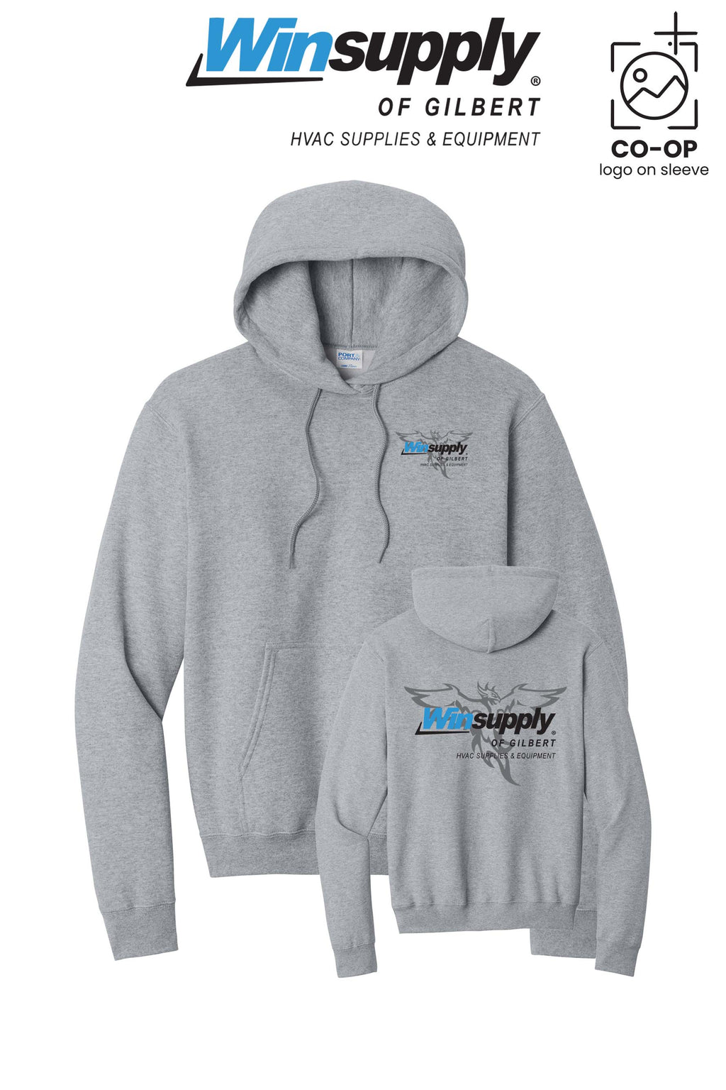 Port & Co™ Core Fleece Pullover Hooded Sweatshirt - Winsupply of Gilbert