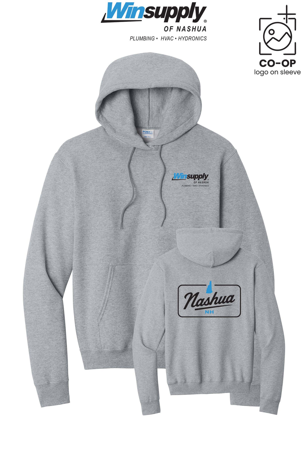Port & Co™ Core Fleece Pullover Hooded Sweatshirt - Winsupply of Nashua