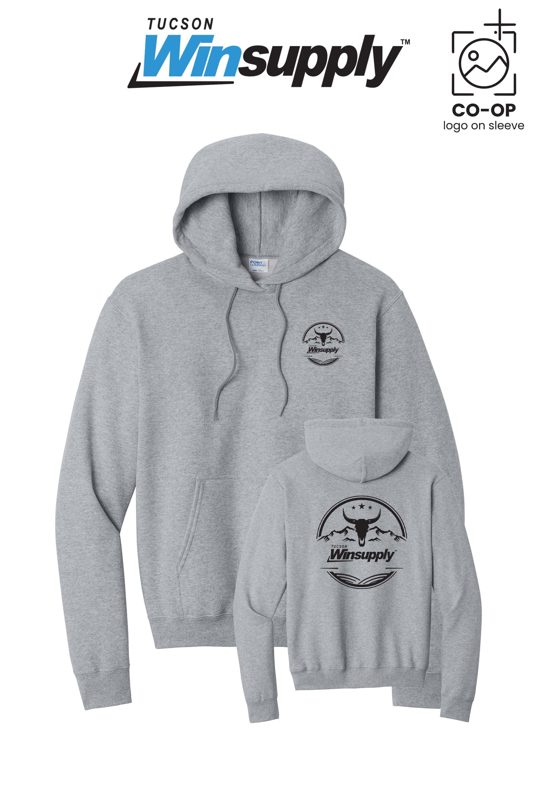 Port & Co™ Core Fleece Pullover Hooded Sweatshirt - Winsupply Tucson AZ
