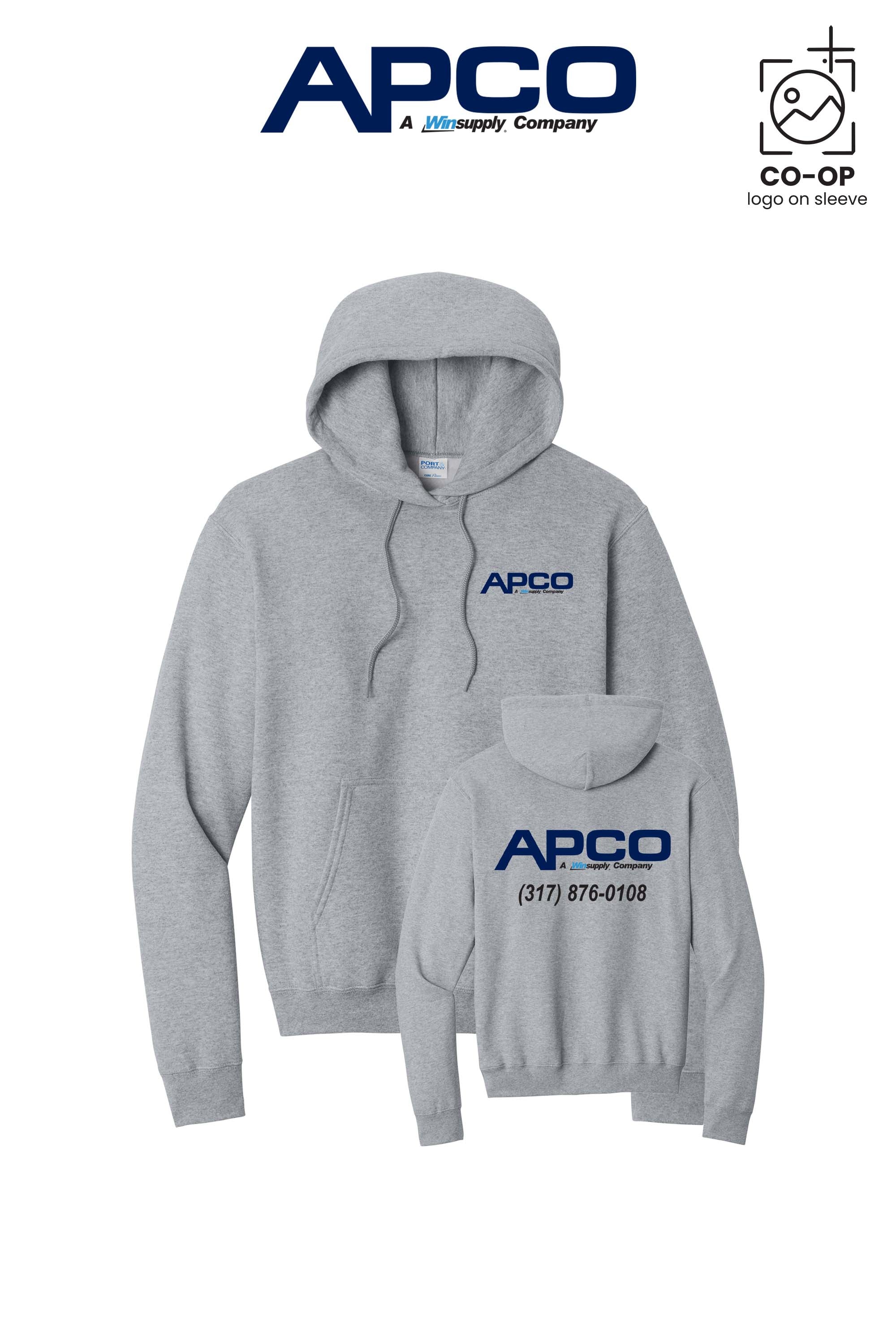 Port & Co™ Core Fleece Pullover Hooded Sweatshirt - APCO Supply - Indianapolis