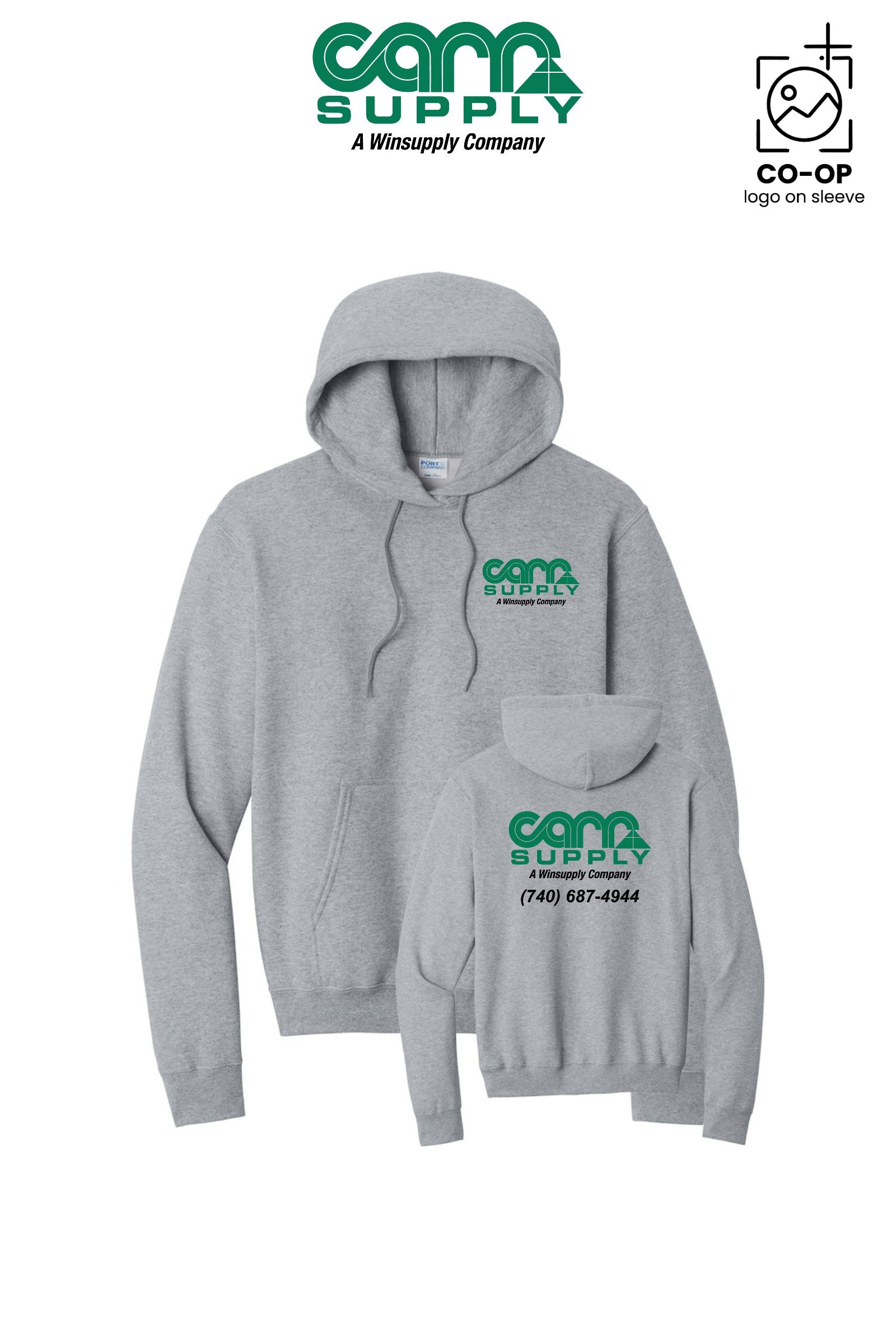 Port & Co™ Core Fleece Pullover Hooded Sweatshirt - Carr Supply - Lancaster